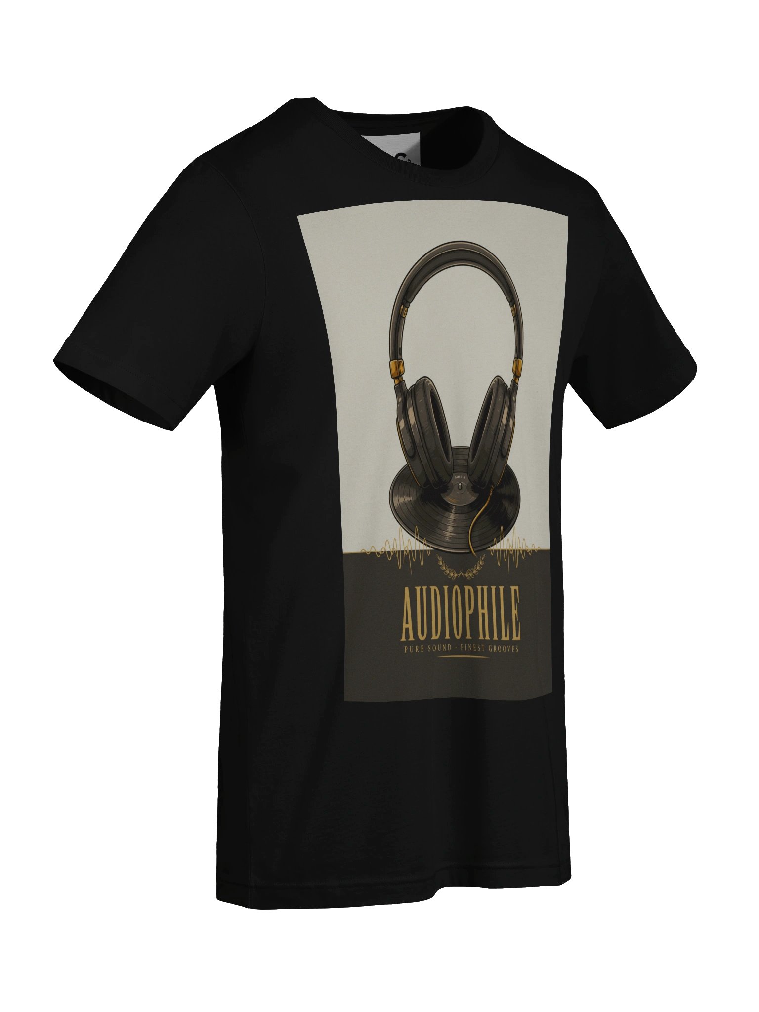 Audiophile Vinyl Groove Tee product image (37)