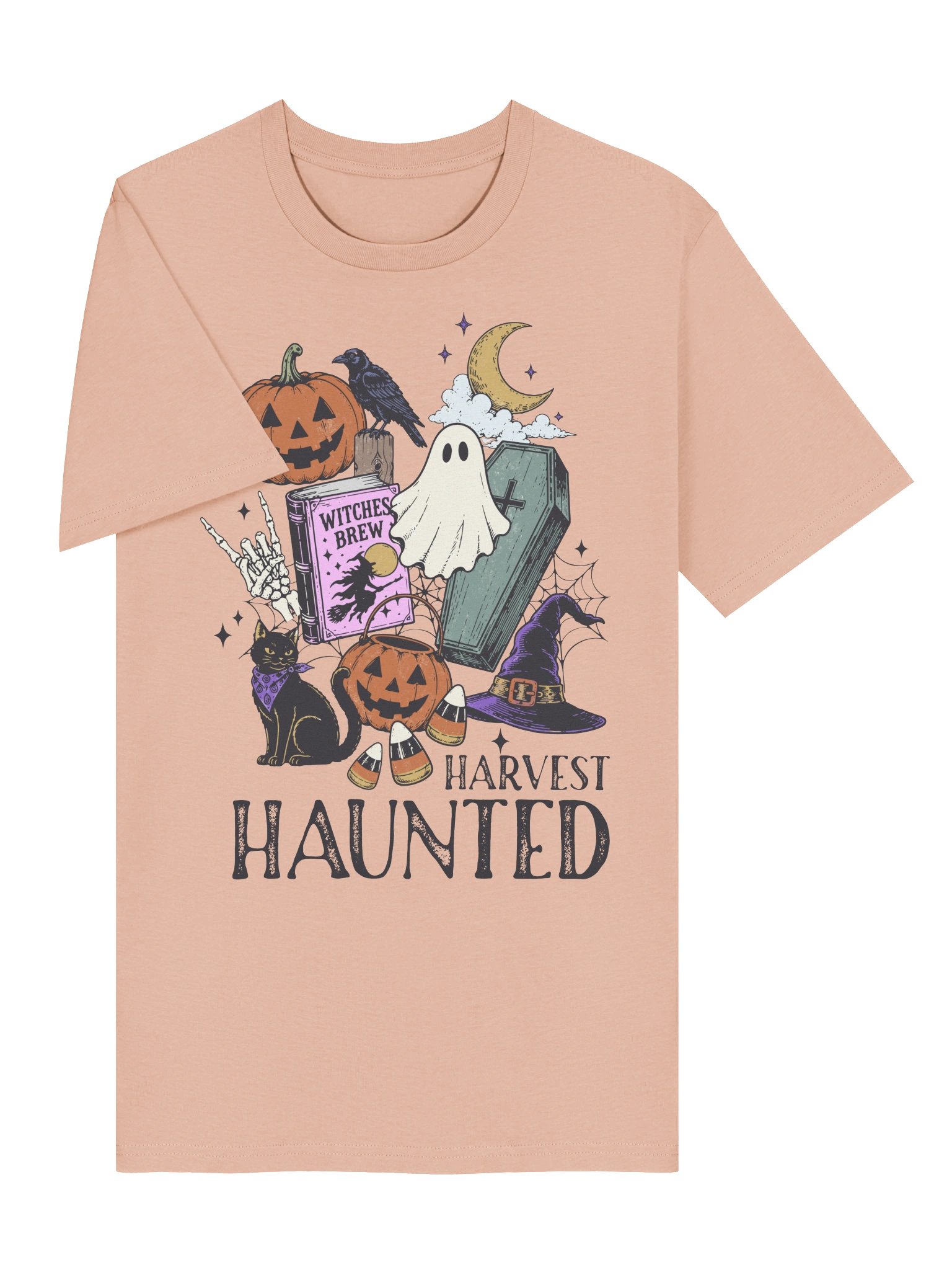 Harvest Haunted Halloween Tee product image (2)