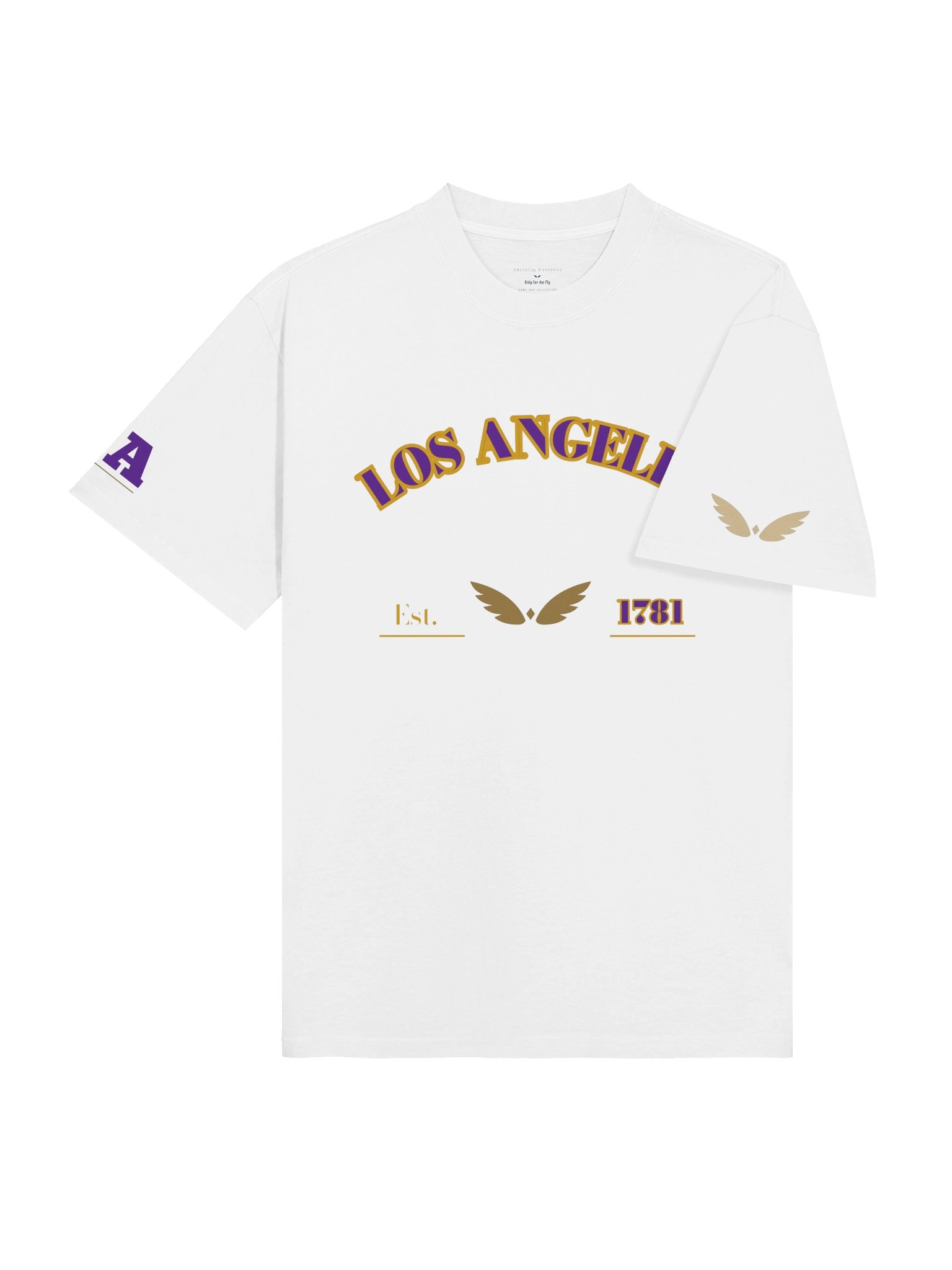 GAME DAY — Los Angeles · Tee · Faded White product image (4)