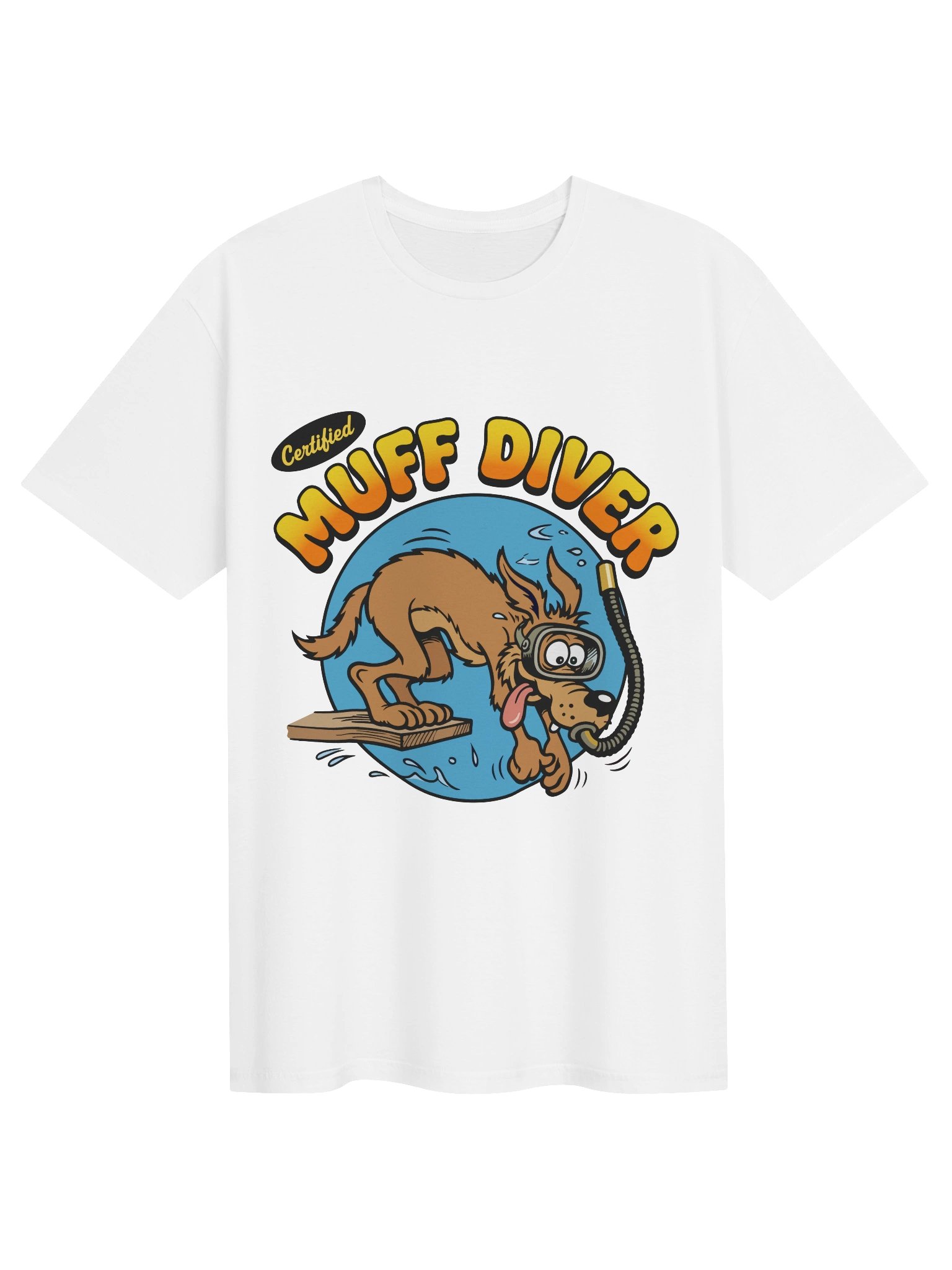 Certified Muff Diver Funny Graphic T-Shirt product image (3)