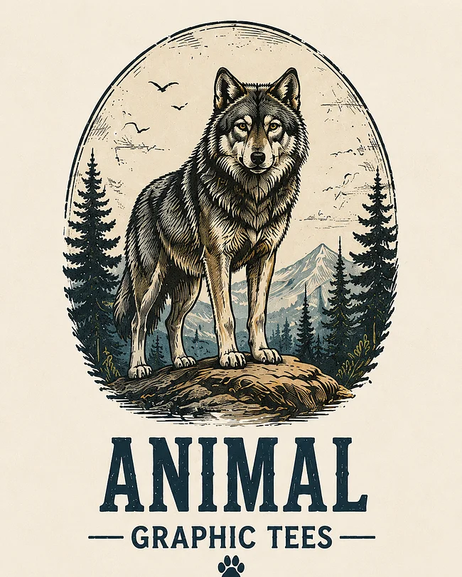 Animal Graphic Tees