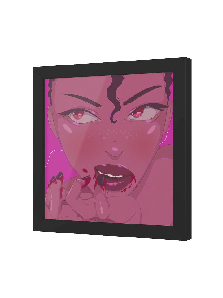 'Fawning' - Black Framed Print product image (2)