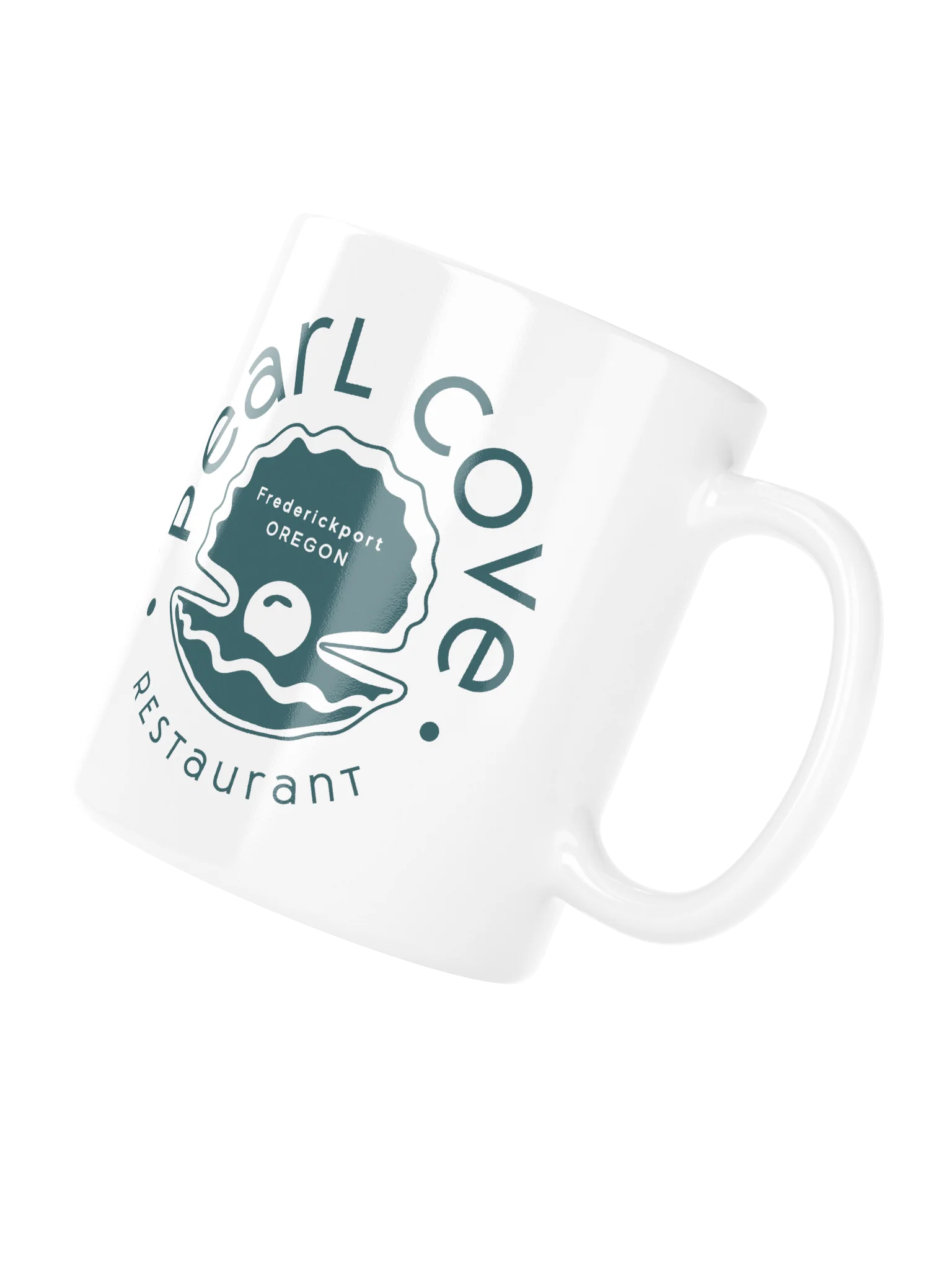 Pearl Cove Teal Coffee Mug product image (11)