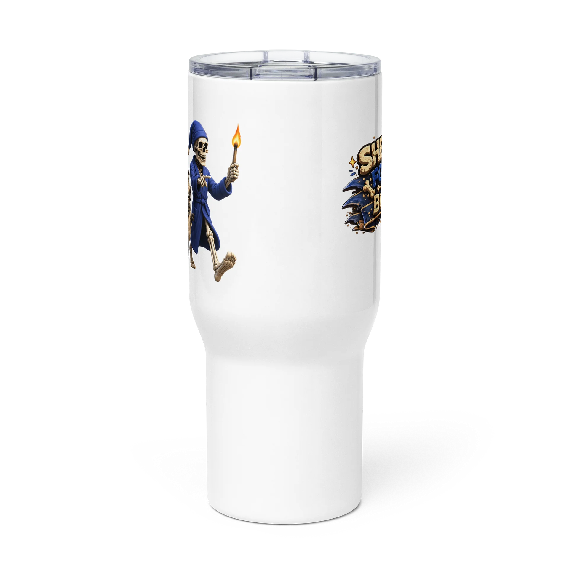 ''Sheeples Follow The Bones'' Travel Mug with a Handle product image (3)