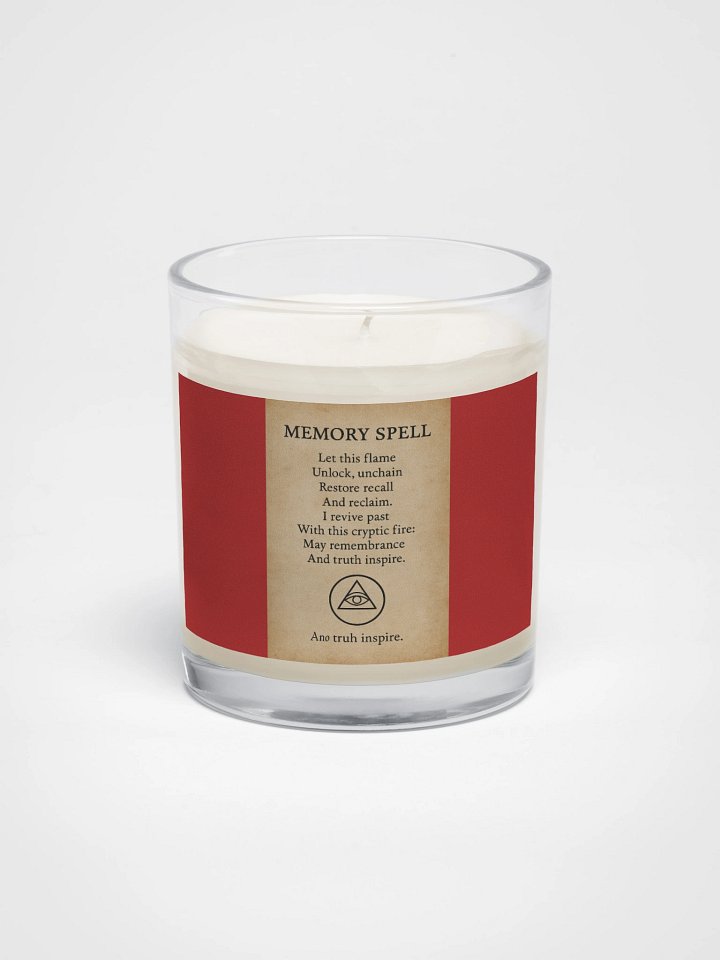 🕯 The Memory Spell Candle – Light It. Activate It. Remember. product image (1)