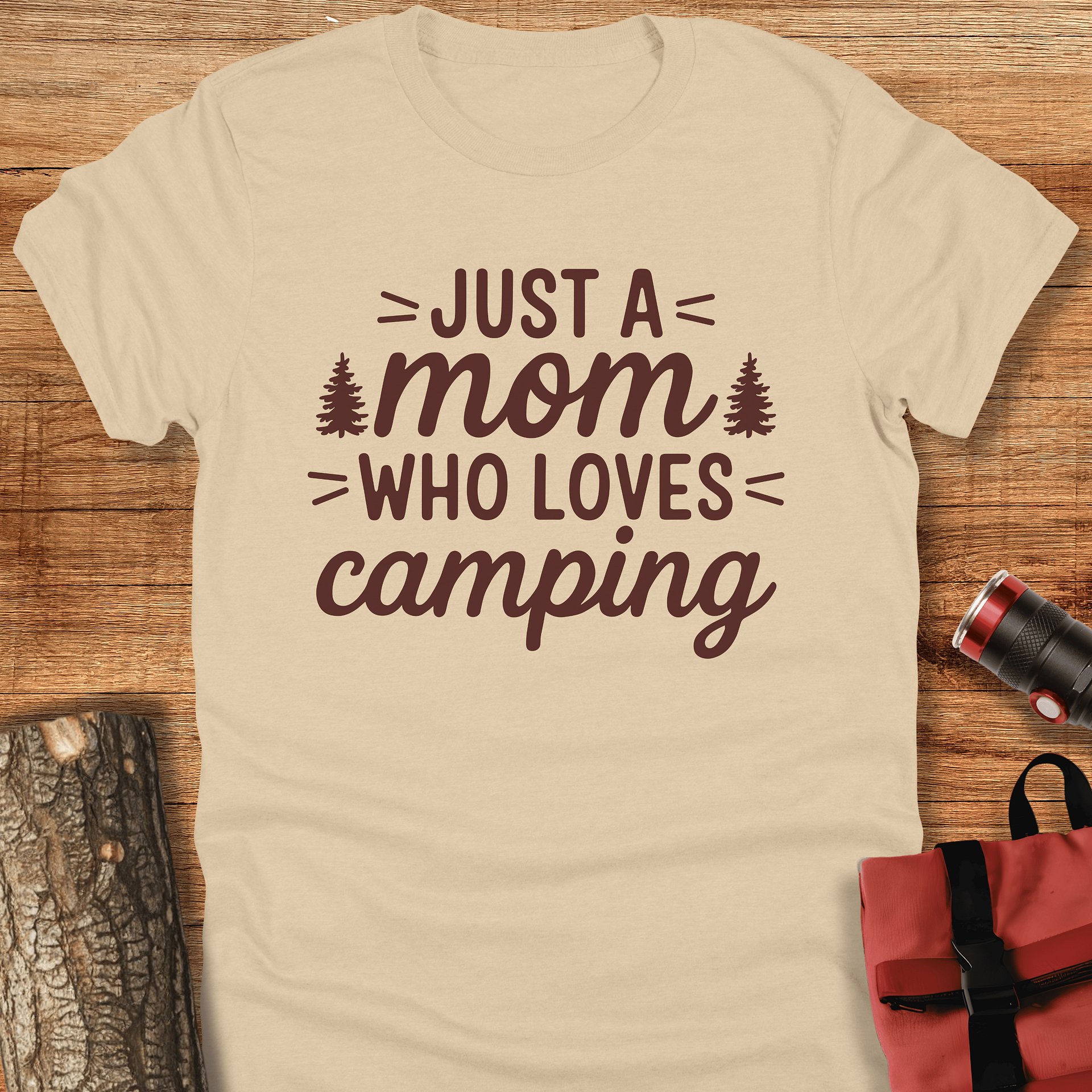 Just a mom, Camping t-shirt, Mother's day product image (1)