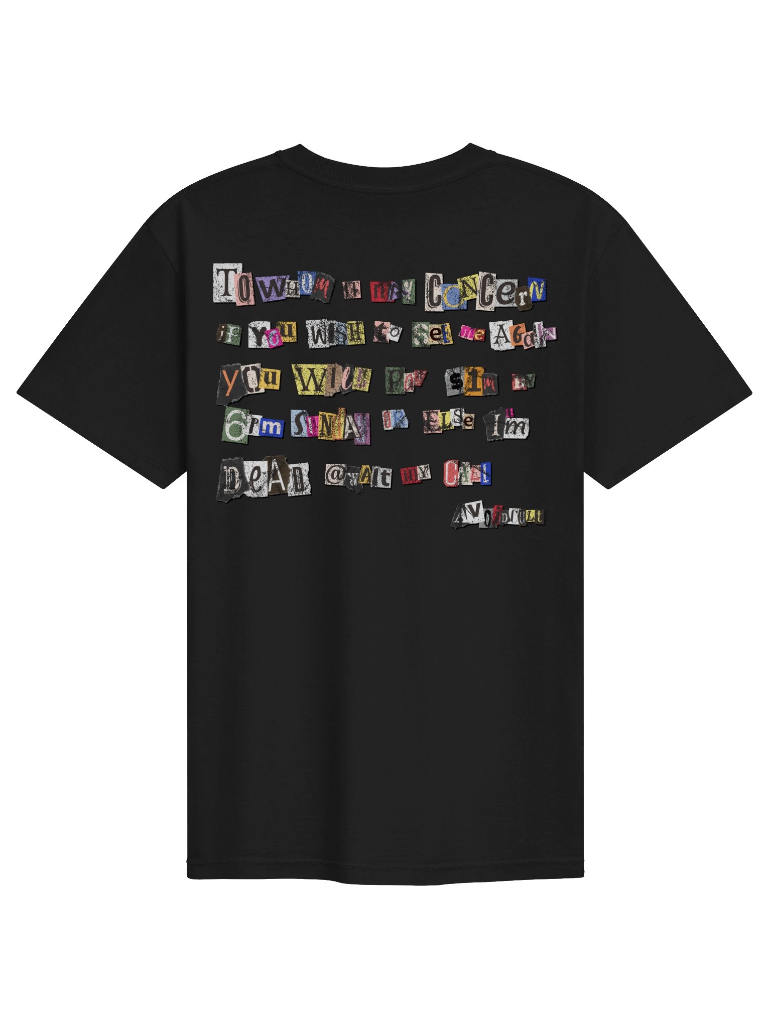 To Whom it May Concern Tee product image (2)