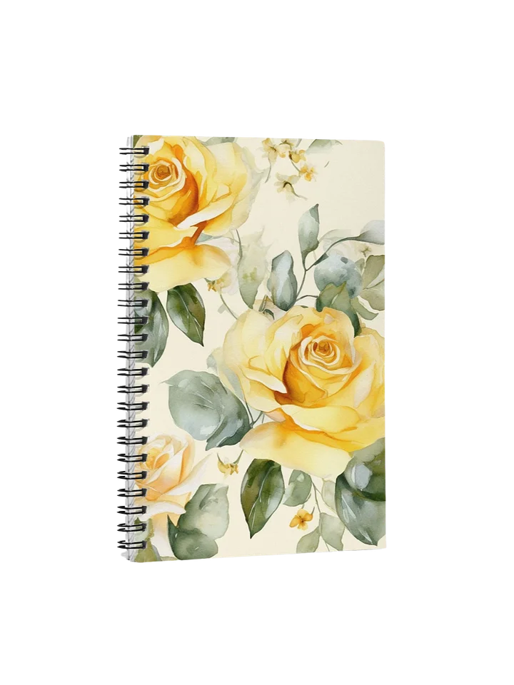 Golden Rose Garden Spiral Notebook product image (1)
