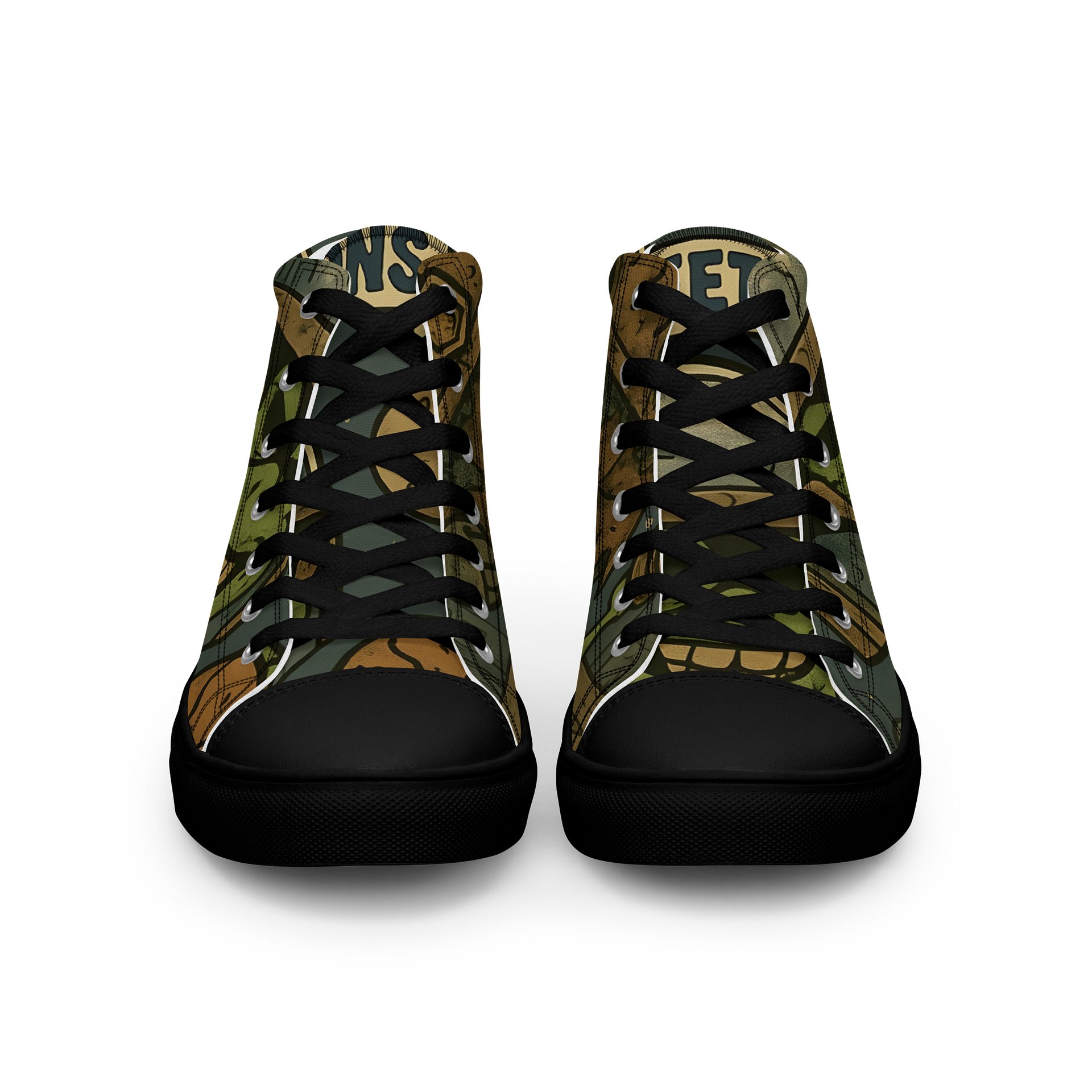 Zombie Warrior High Top Canvas Shoes product image (3)