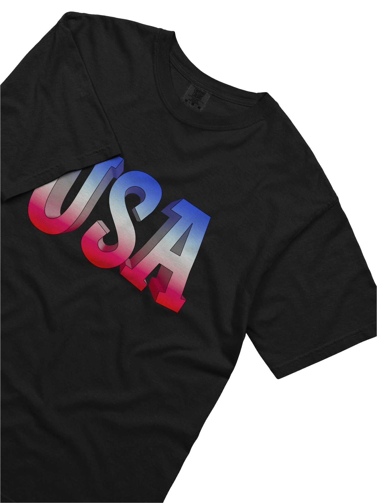 USA embossed Tee product image (5)