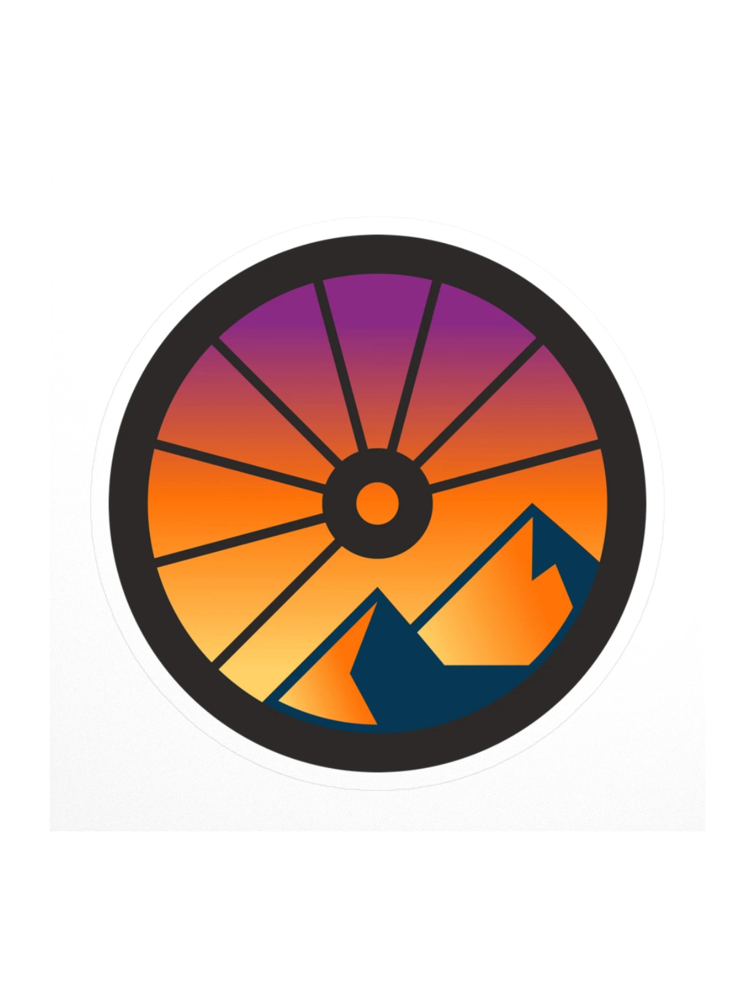 Lost Spoke Wheel Sticker product image (2)