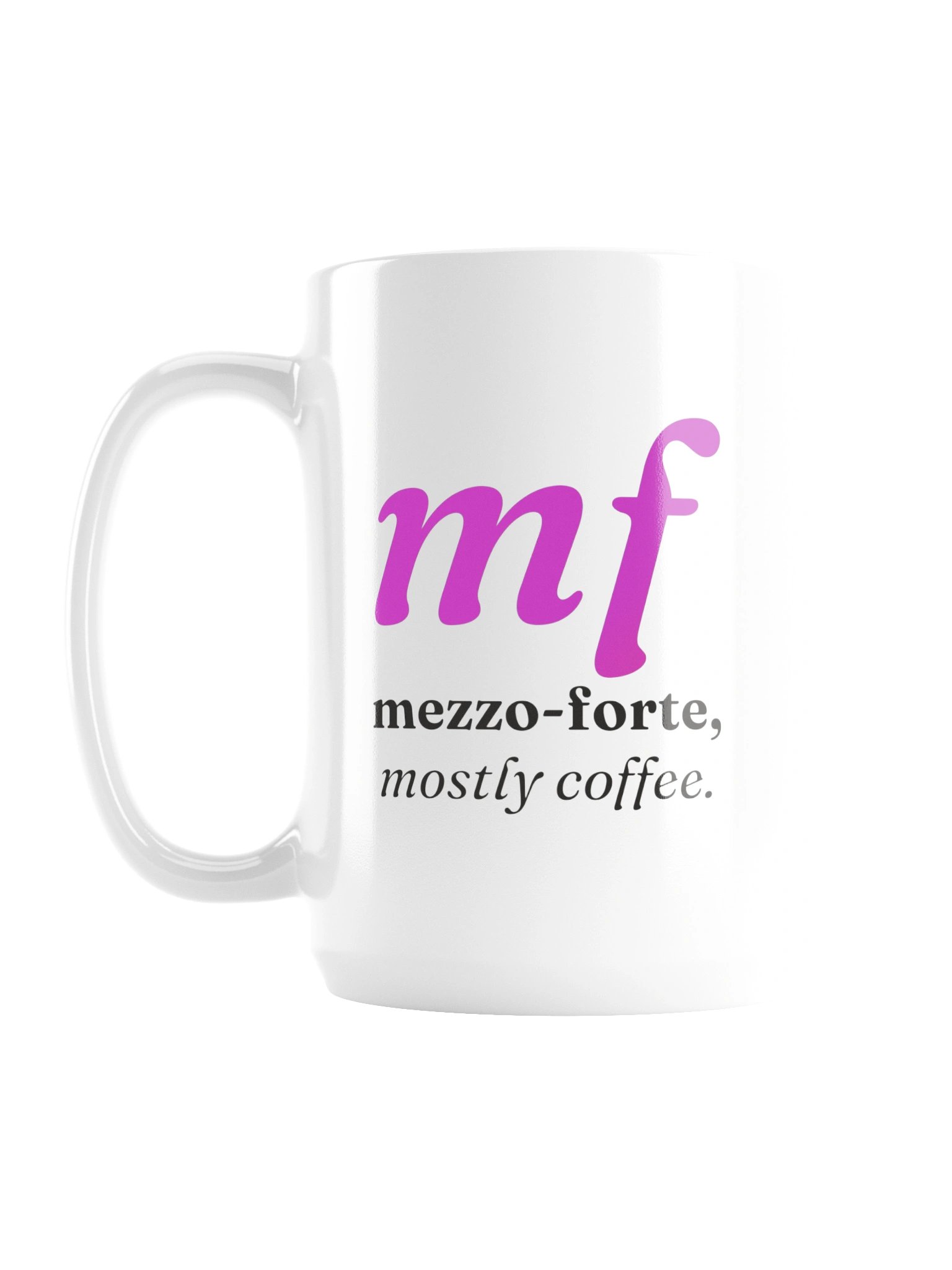 Mezzo-Forte Mug - White product image (1)