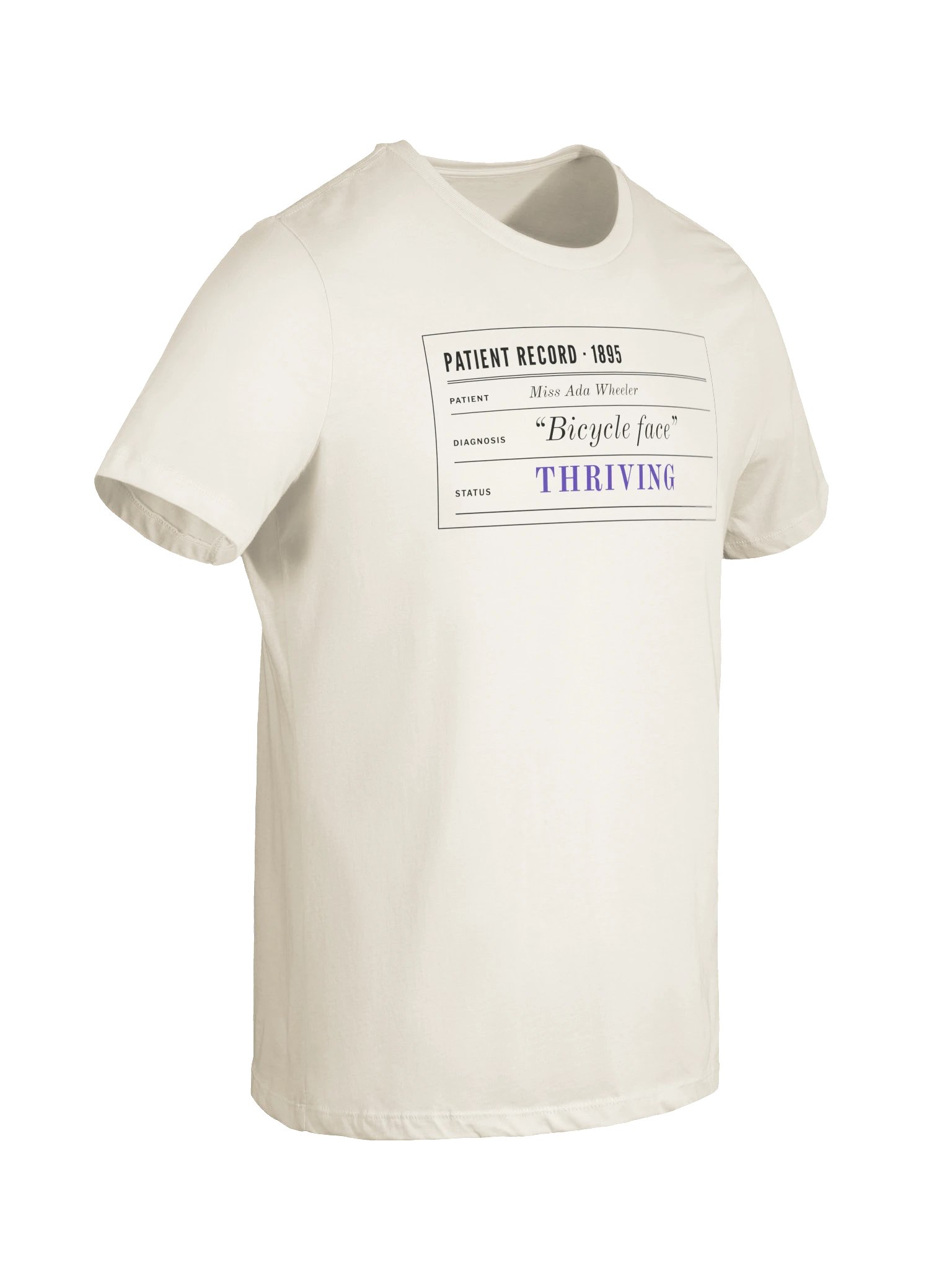 Patient Record Women's Relaxed Tee (Natural) product image (8)