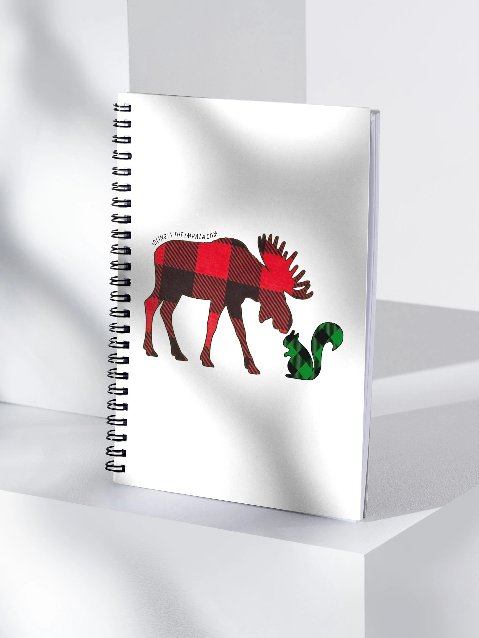 Moose and Squirrel Dotted Notebook product image (4)
