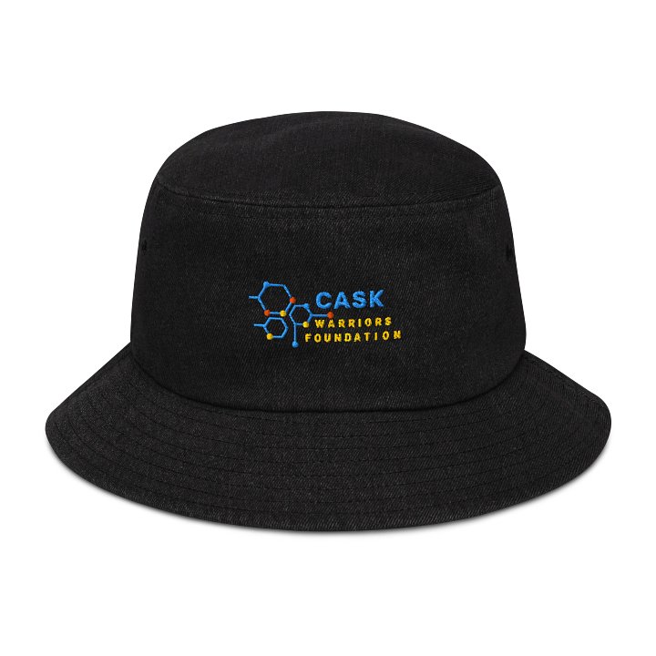 “Shield the Sun, Share the Fight” – CASK Warriors Denim Bucket Hat product image (1)