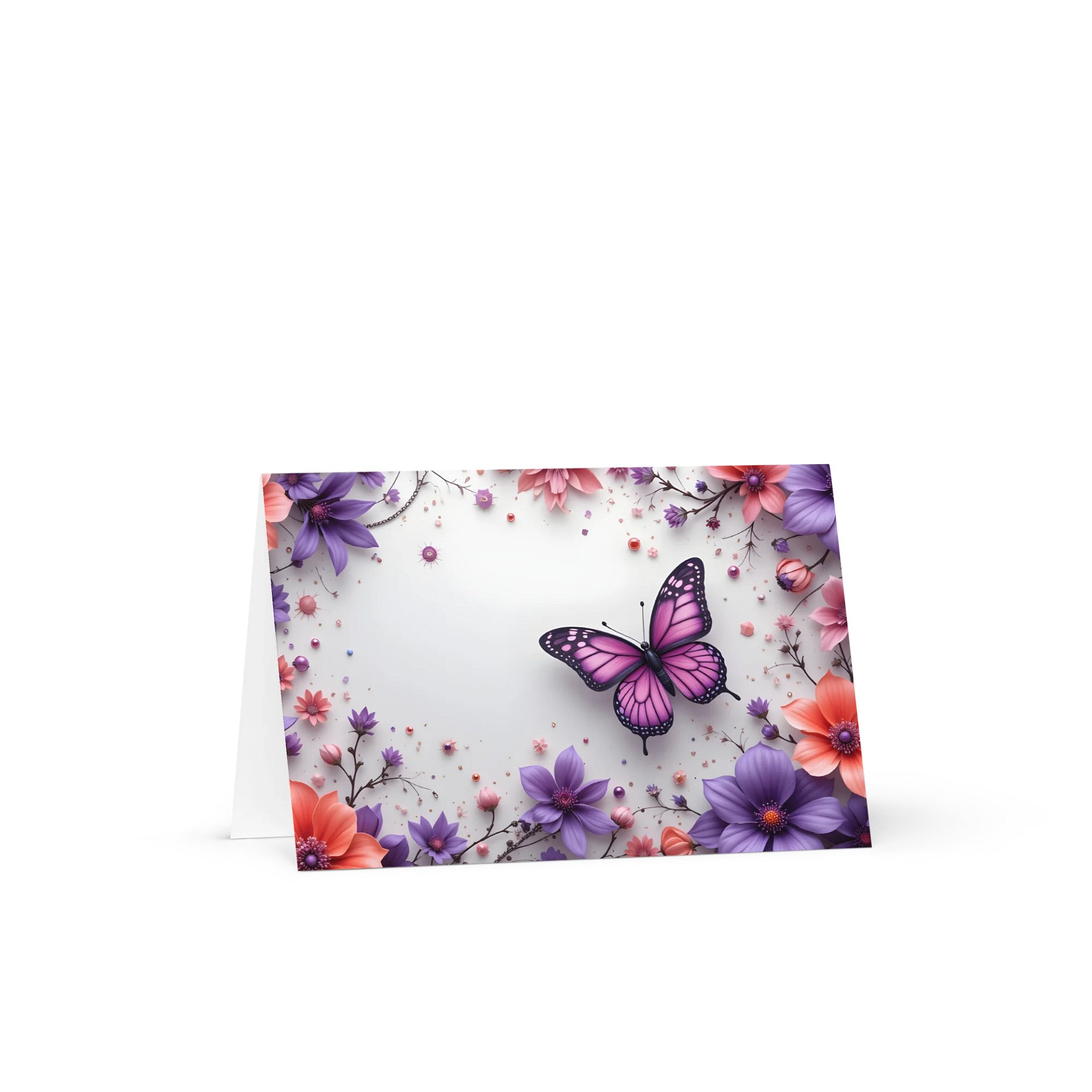 Whimsical Butterfly Garden Greeting Card product image (1)