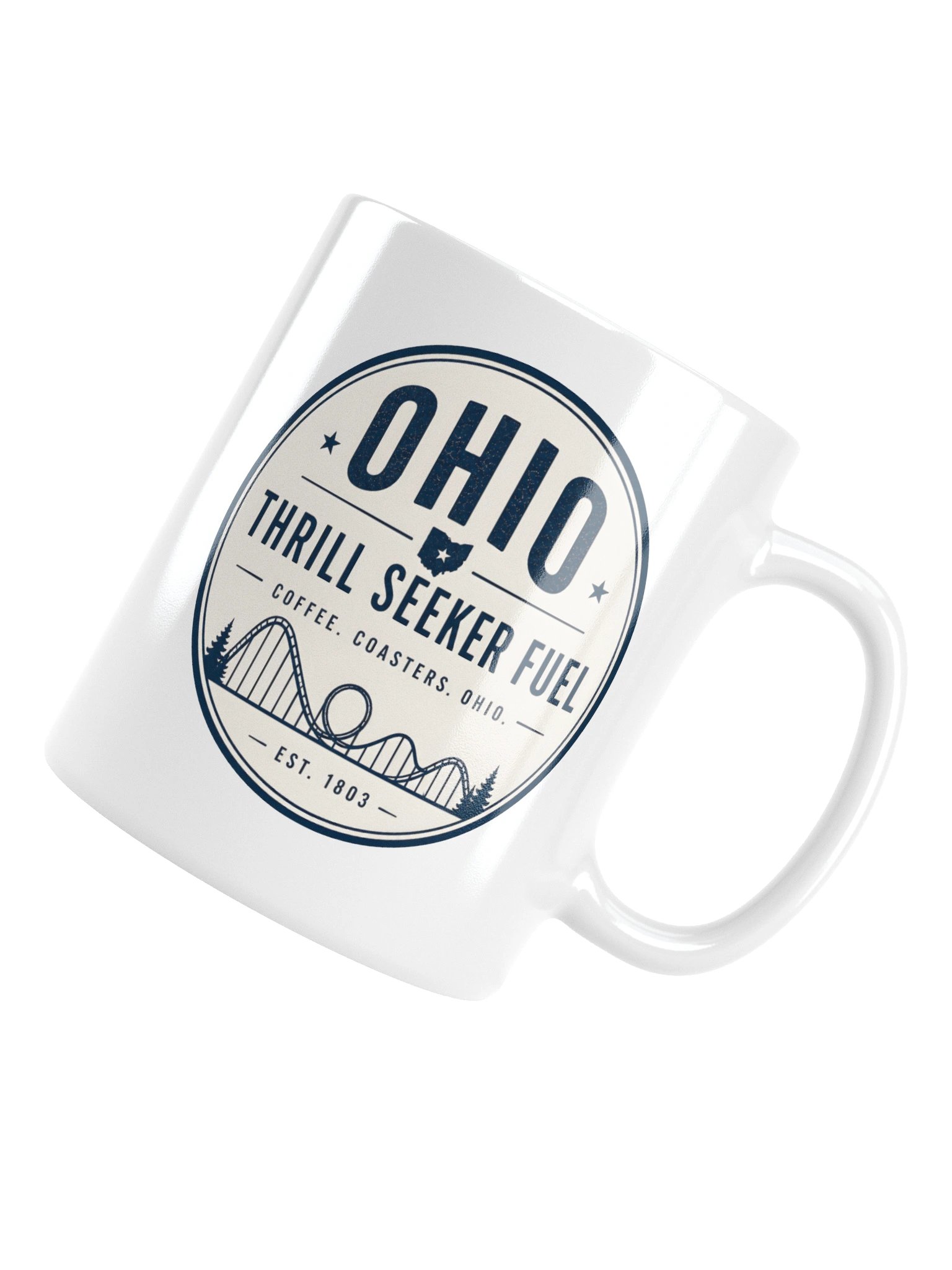 Ohio Thrill Seeker Fuel Mug – Roller Coaster Coffee Cup for Adventure Lovers product image (16)
