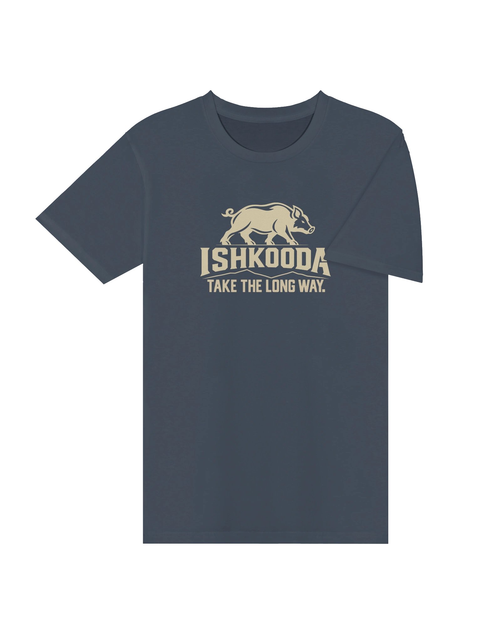 ISHKOODA Pig Logo Tee – Take the Long Way product image (4)