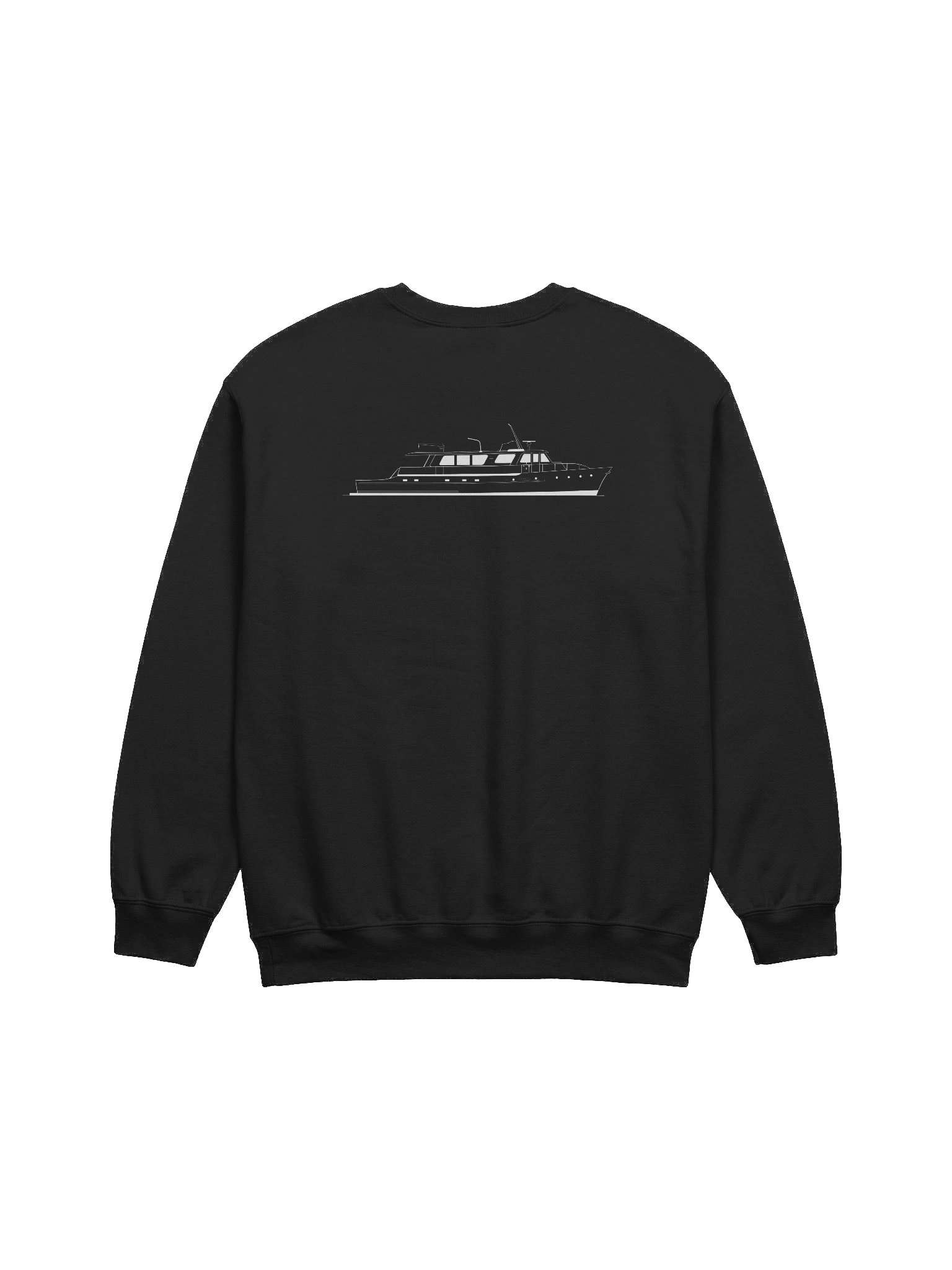 Sweatshirt – Tangaroa Boat Outline product image (2)