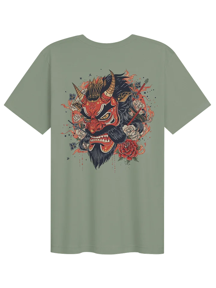 The Bold Oni Mask Streetwear T-Shirt product image (1)