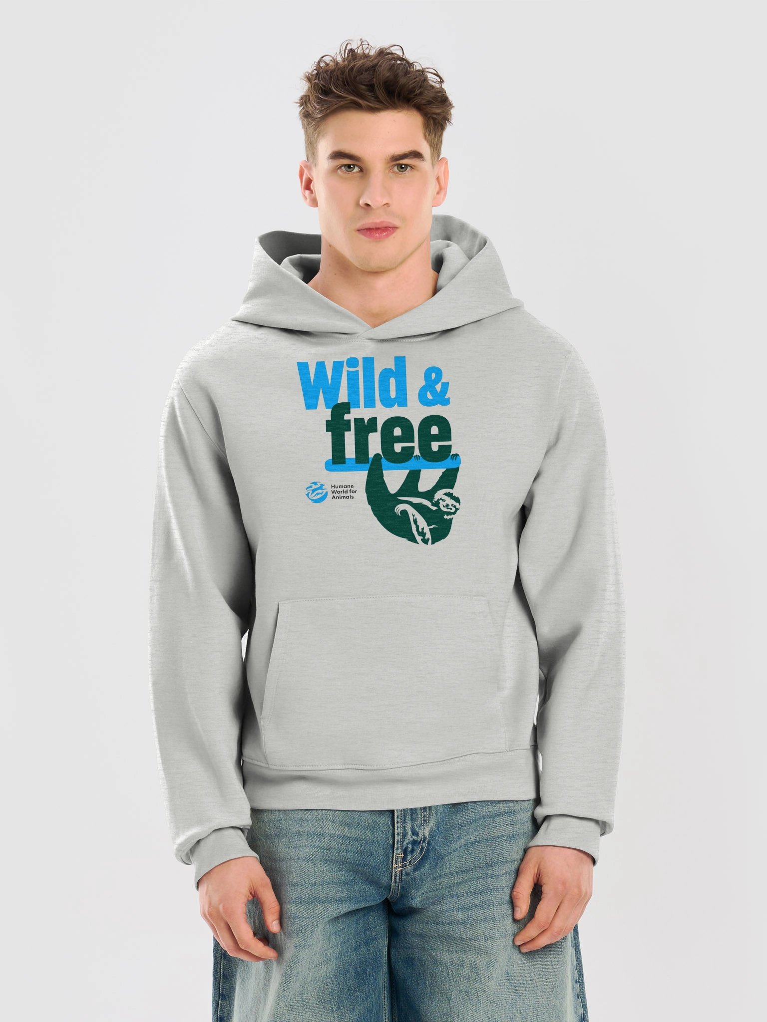 Wild & free - Sloth - Hoodie product image (9)