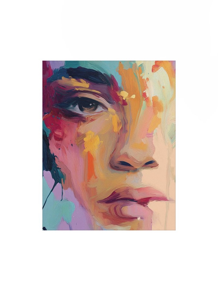 Impressionist Face Poster product image (2)