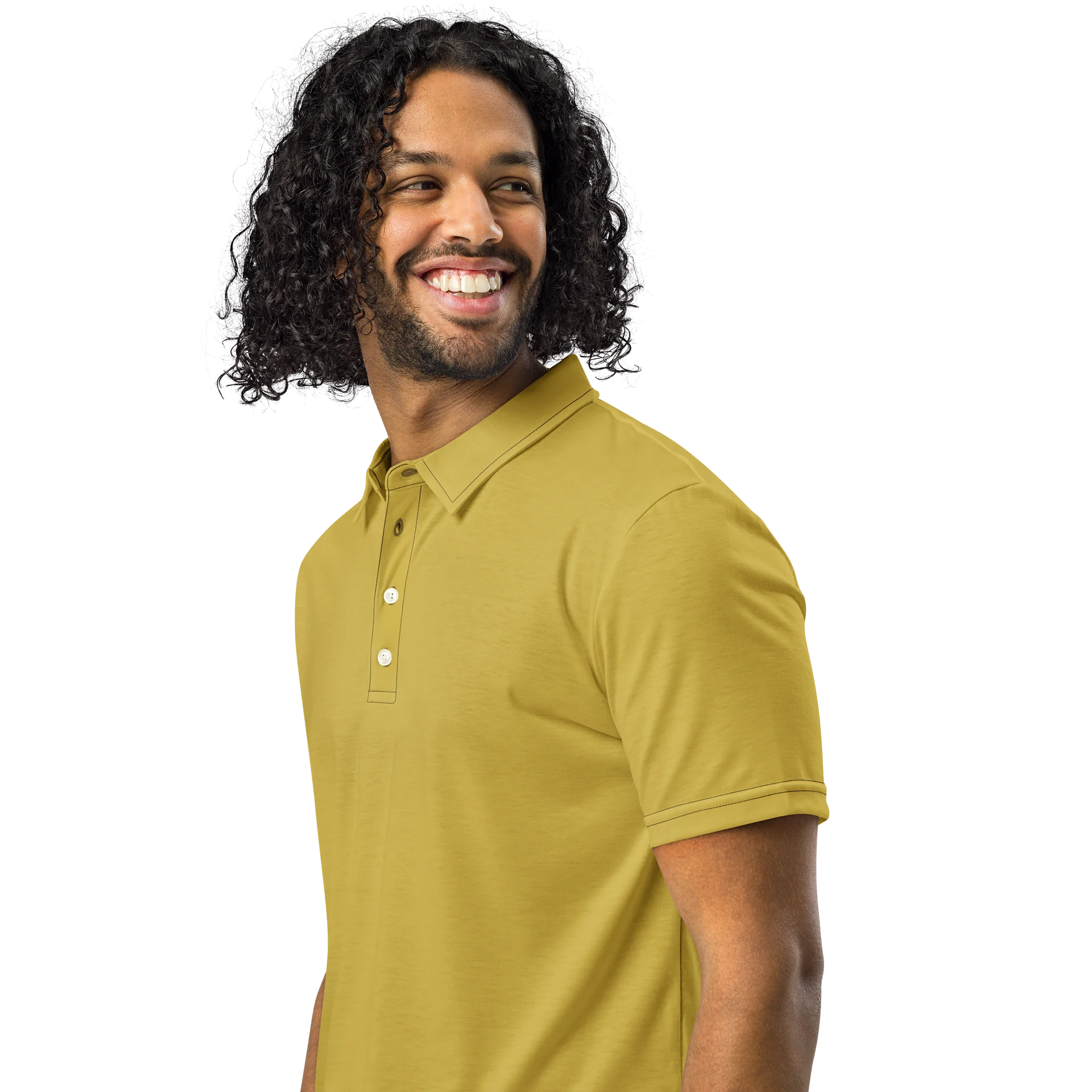 F&F Slim Fit Polo Shirt (OLD GLD) product image (2)