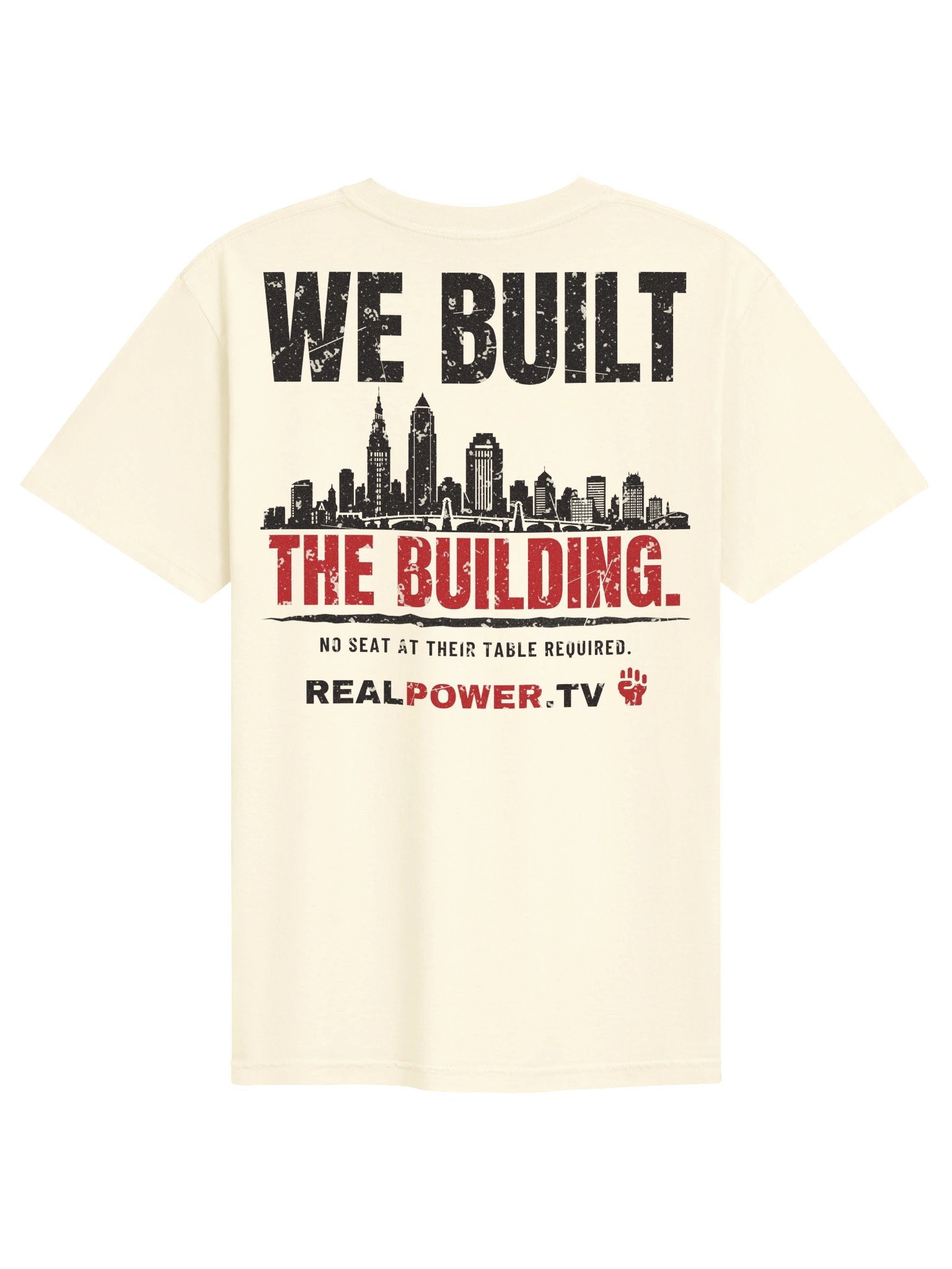 WE BUILT THE BUILDING. Tee — The Saying Wall product image (2)