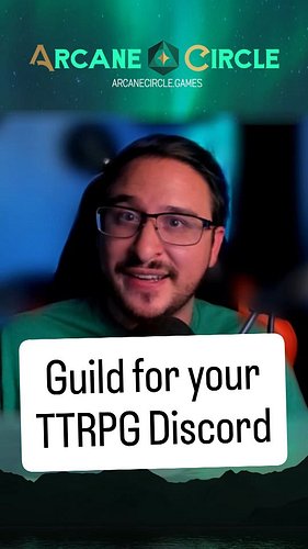 Make a Guild for your TTRPG Discord server!
🔗 arcanecircle.games
#arcanecircle #tabletop #dungeonsanddragons #ttrpg #lfg