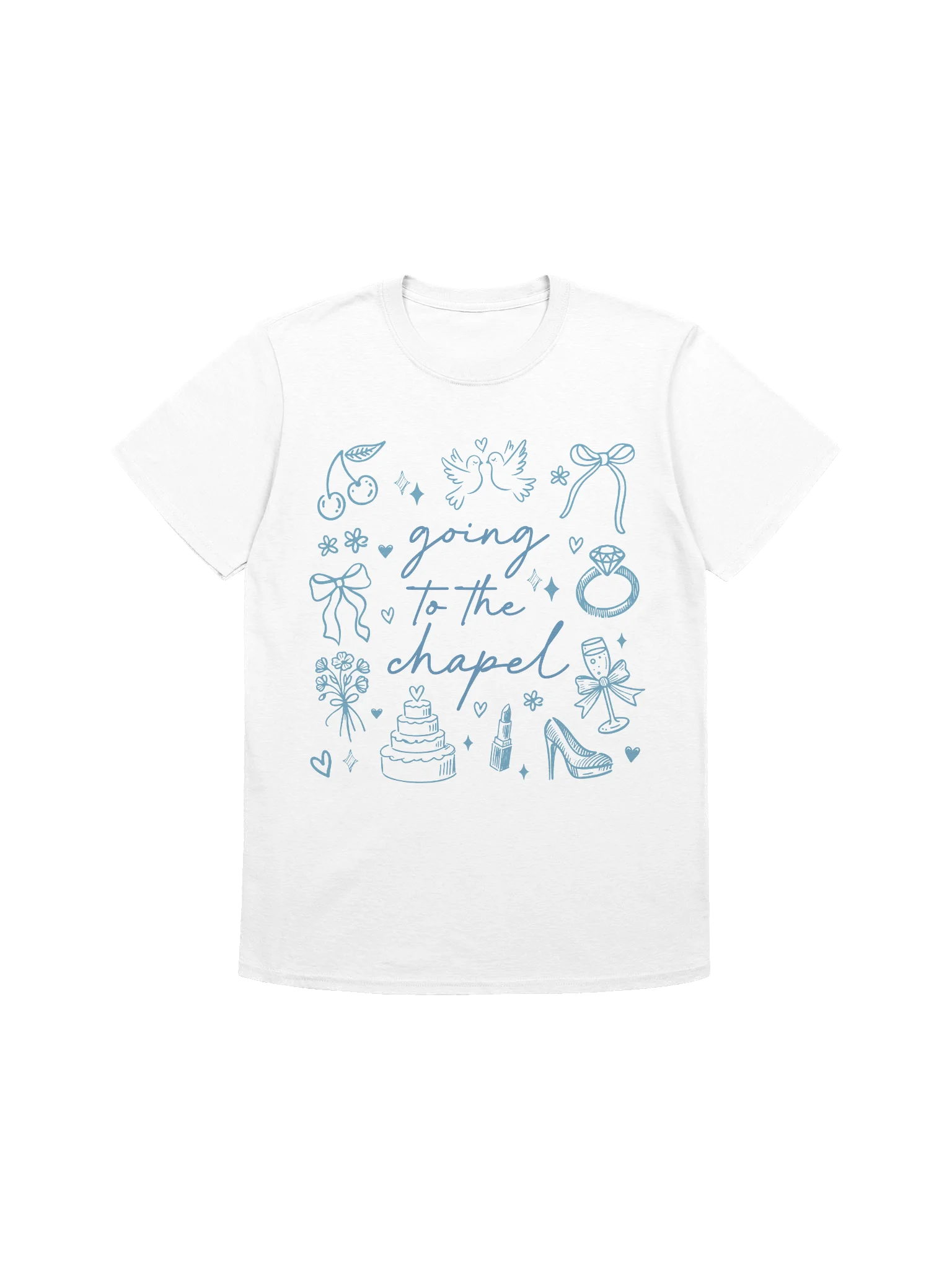 Going to the Chapel Shirt – Wedding Graphic Tee | Bride to Be Shirt, Engagement Gift, Bridal Shower Outfit, Bachelorette Party Tee product image (3)