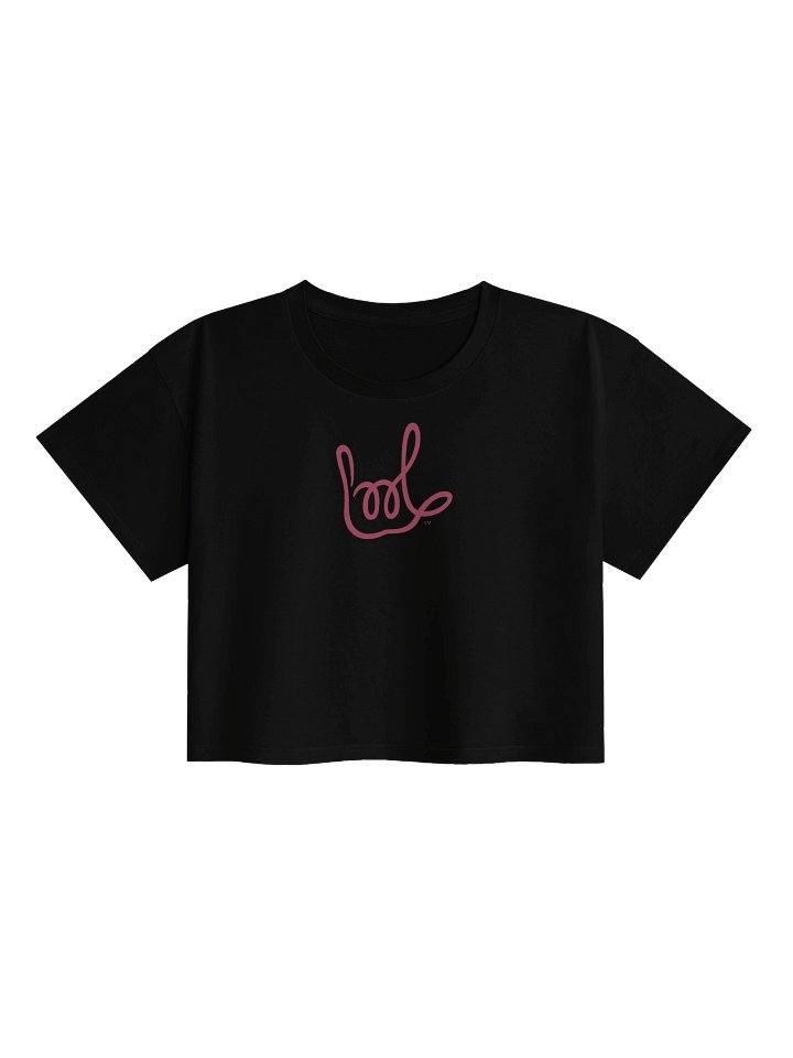 Forever ILY - Red Cropped women's tee product image (1)