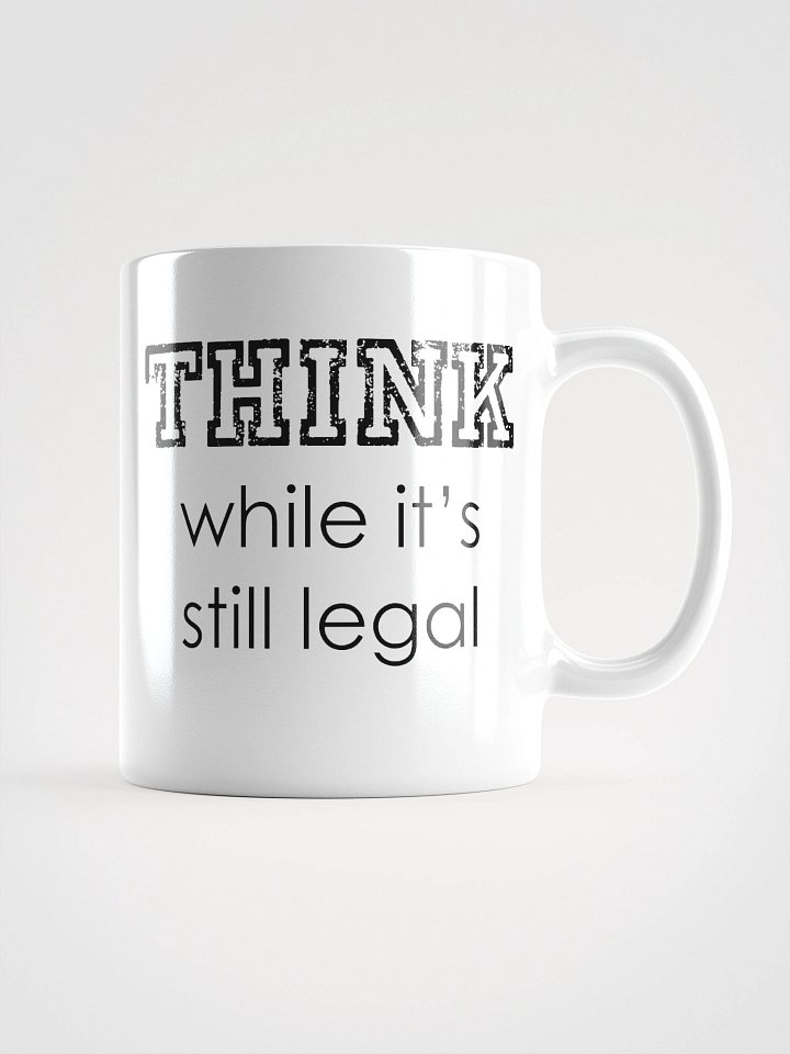 THINK glossy mug product image (5)