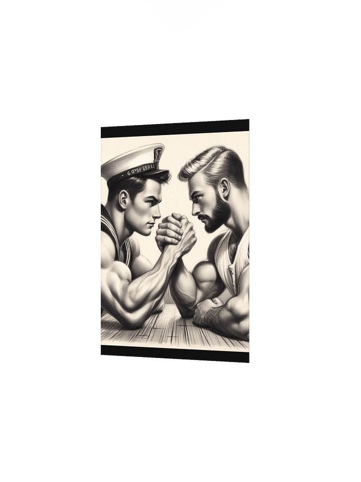 Up Close and Personal: Sailors – Tom of Finland Tribute Gay Pride Graphic Design Poster product image (2)