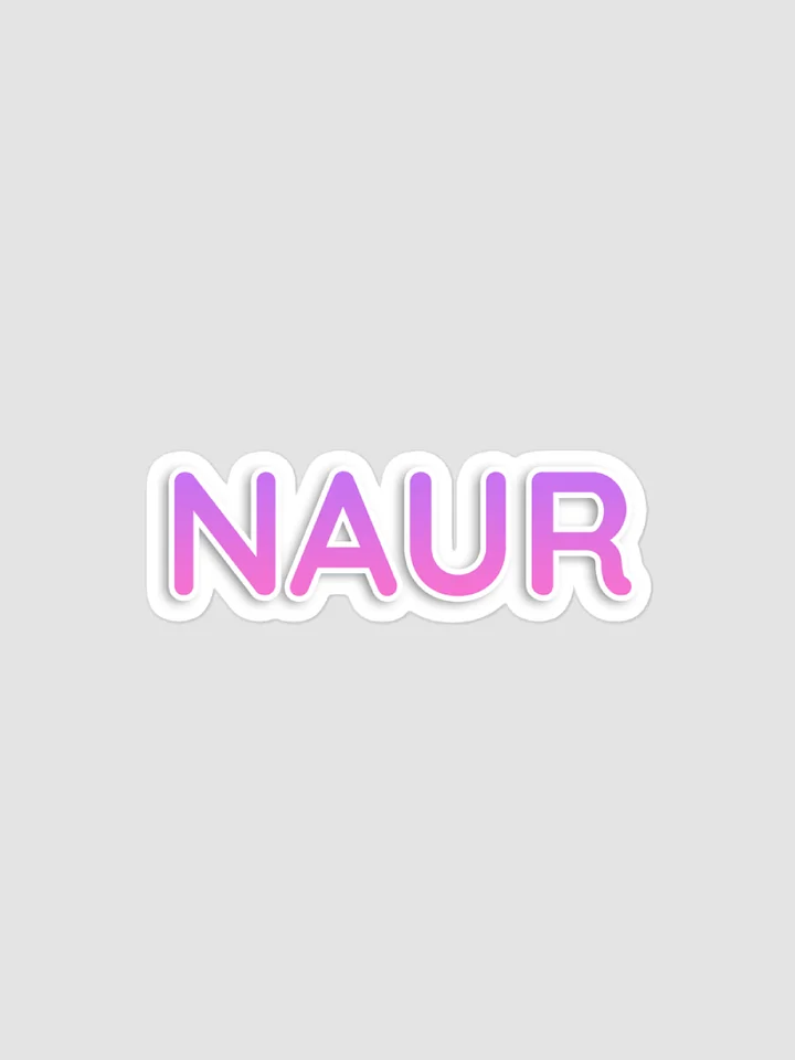 Naur Kiss Cut Sticker product image (1)