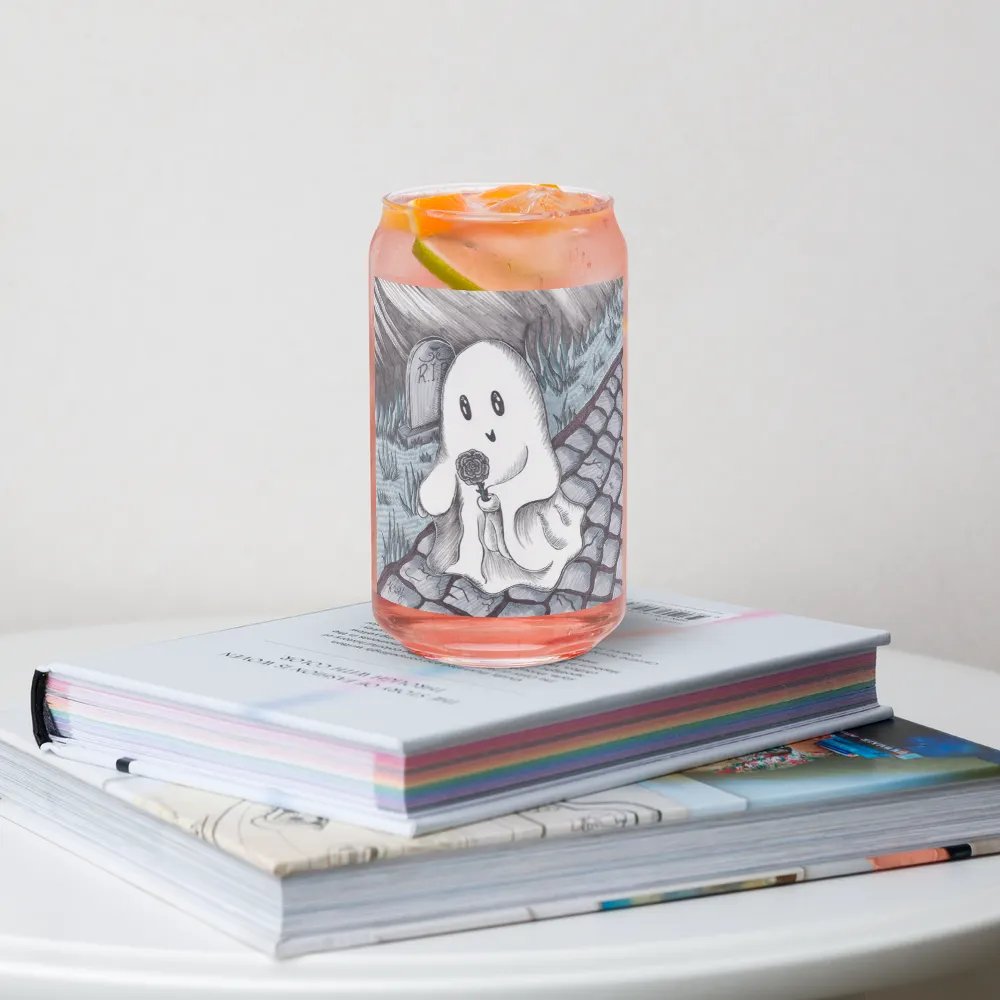 Rose Ghost can-shaped glass product image (6)