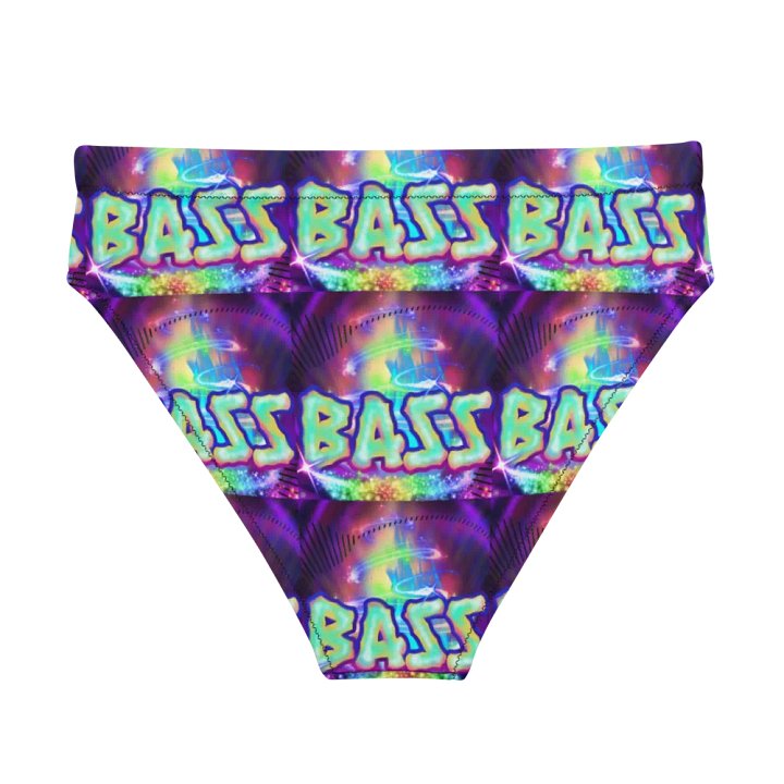 Hyper Bass Recycled High Waisted Bikini Bottom product image (2)
