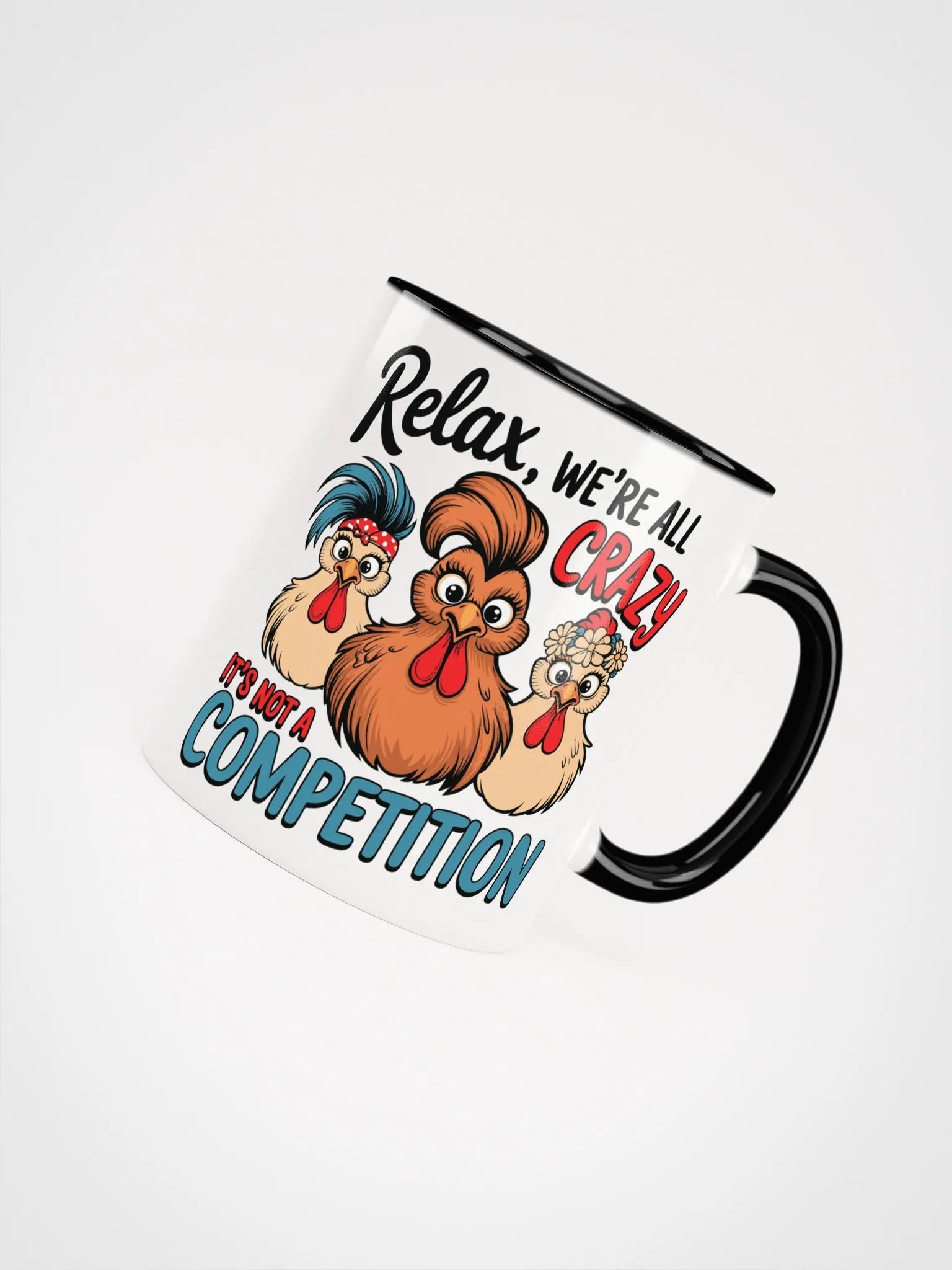 Crazy Chickens Accent Mug product image (29)