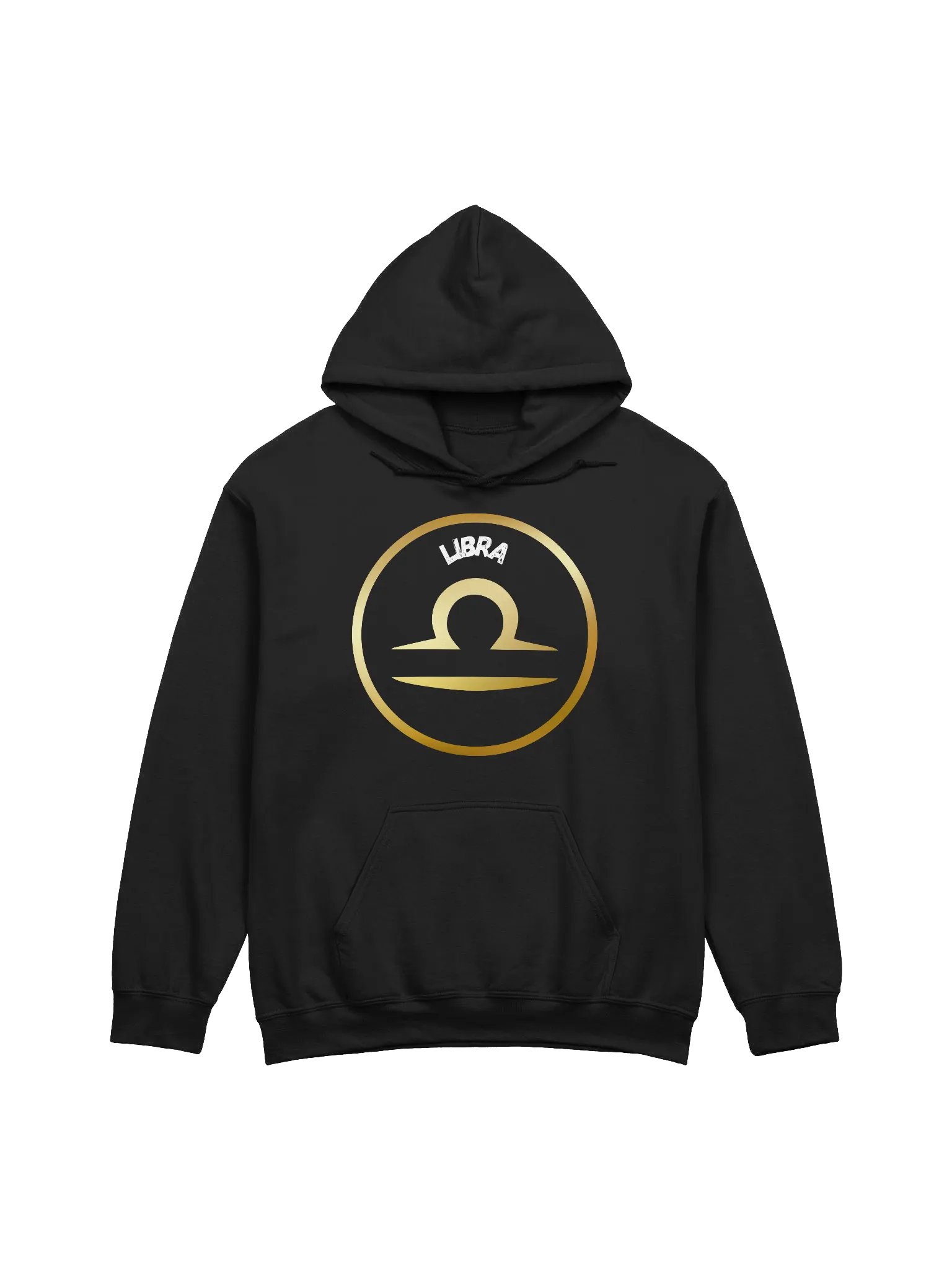 Libra Zodiac Gold Symbol Unisex Hoodie product image (1)