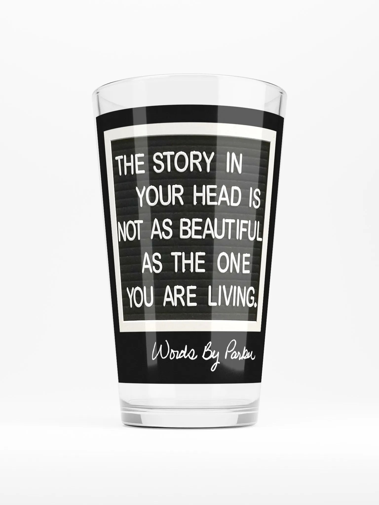 Story In Your Head Pint Glass product image (1)