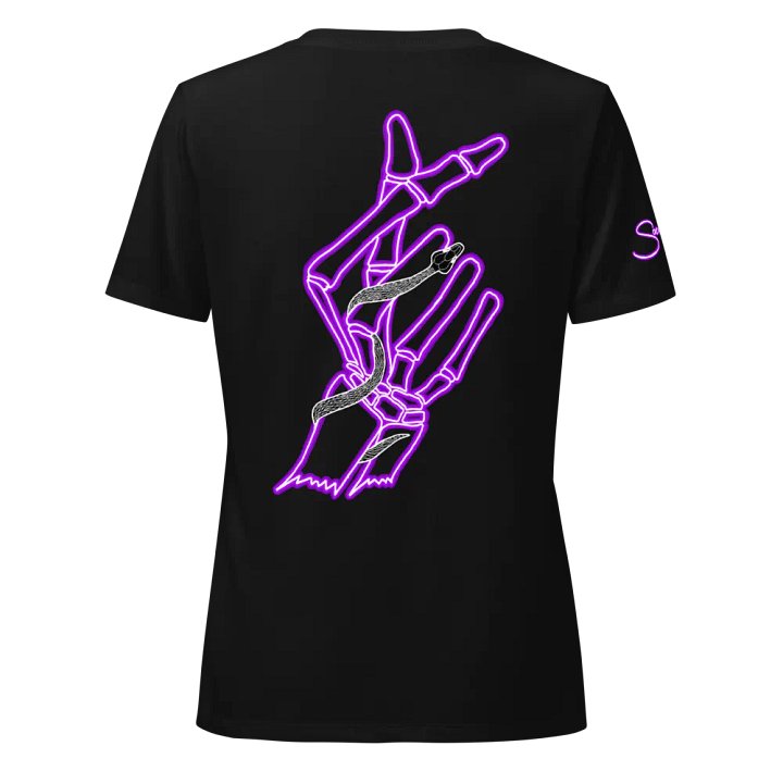 SandyVisions Skeleton Hand Women's V-Neck Tee product image (1)