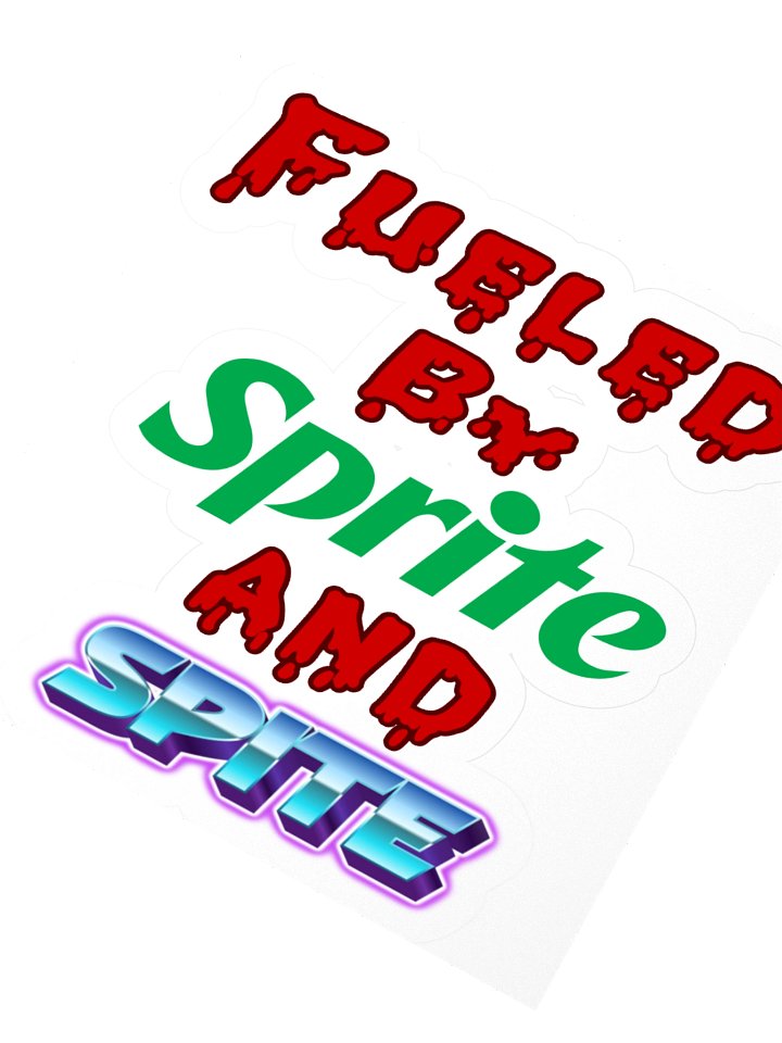 "Sprite and Spite" Kiss-Cut Sticker product image (6)