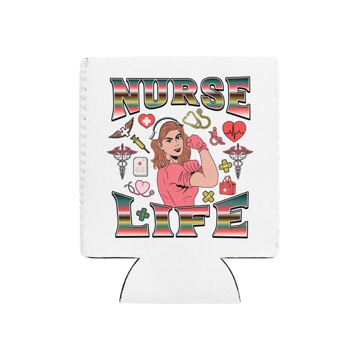 Nurse Life Can Cooler product image (1)