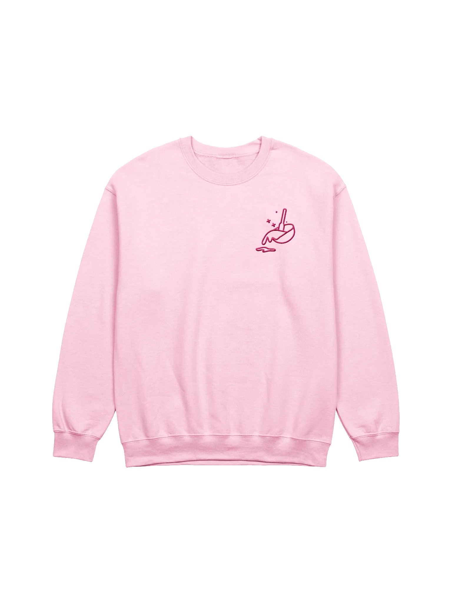 The Amateur Embroidered Sweater (Pink) product image (3)