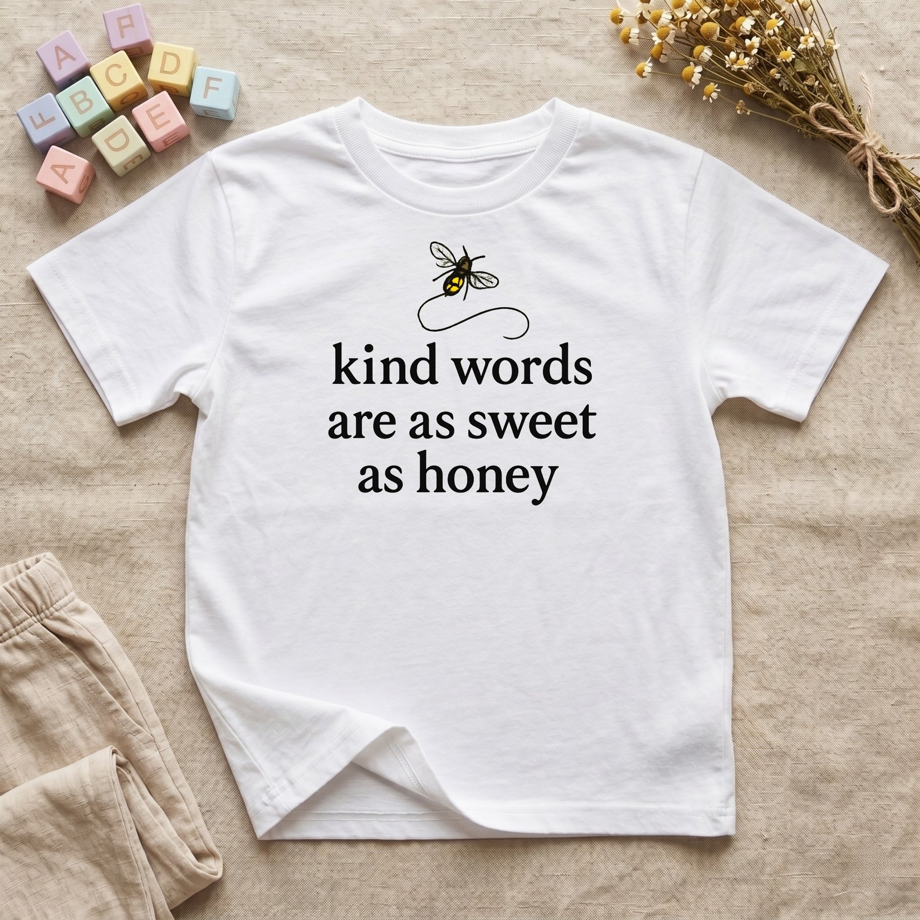 Kids: "Kind Words" Organic T-Shirt product image (1)