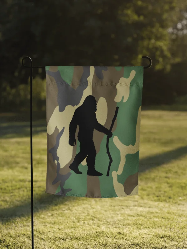 Sasquatch Stick-Walker Camo Lawn Flag / Feel the MO product image (1)