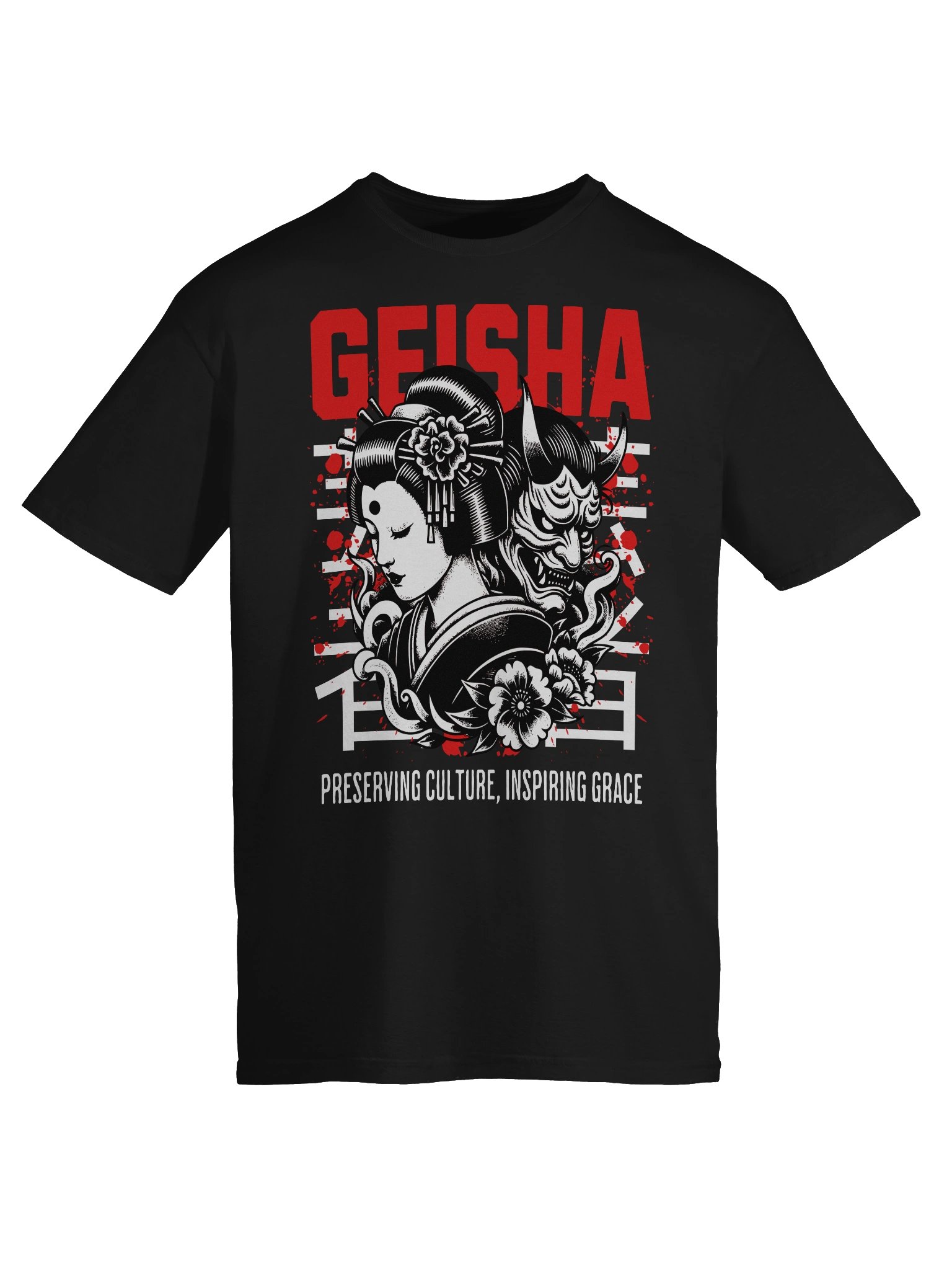 Geisha Preserving Culture T-Shirt - Gildan Softstyle product image (6)