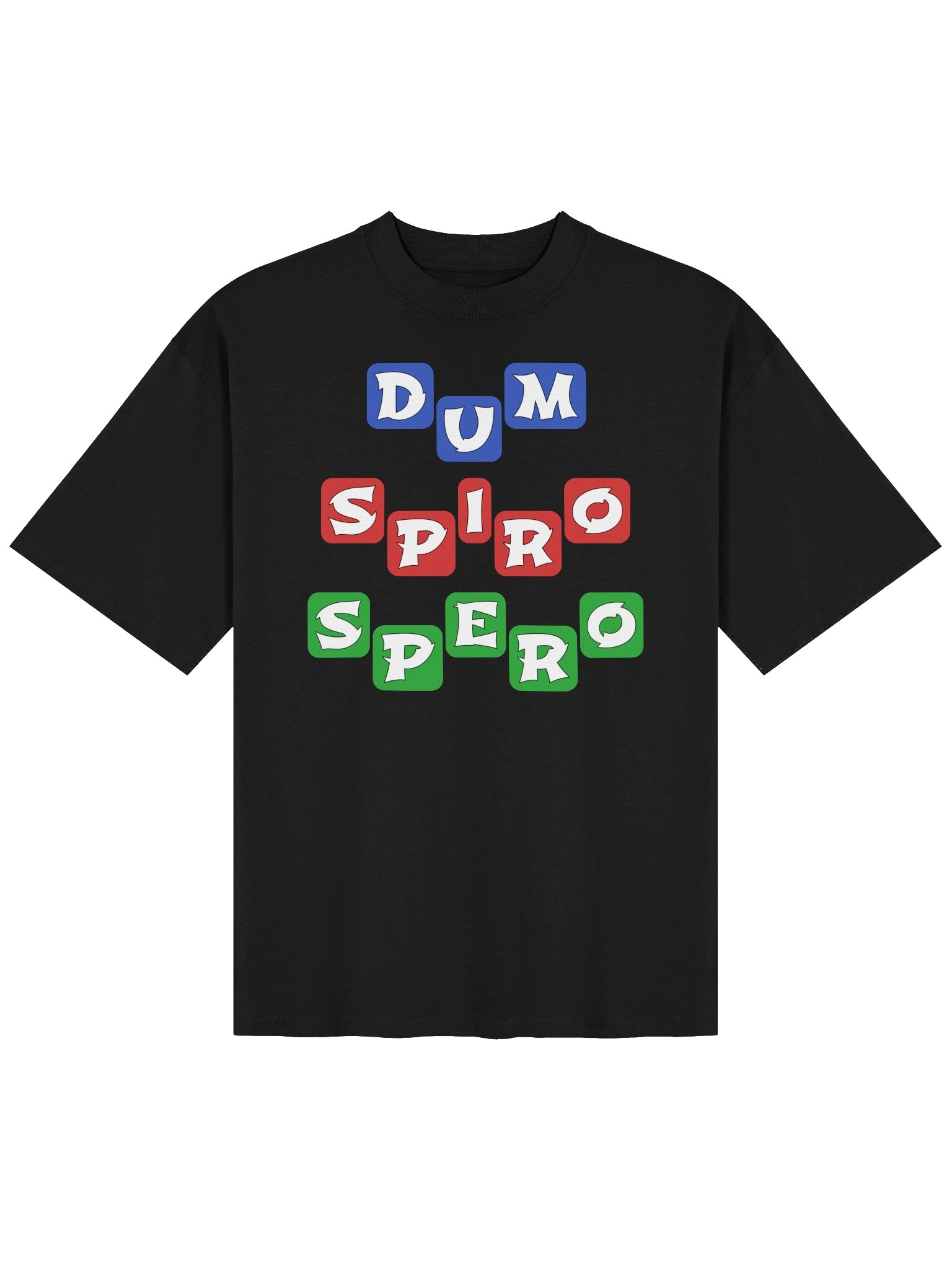 Dum Spiro Spero Latin Quote Unisex Organic Cotton Oversized Graphic T-shirt product image (1)
