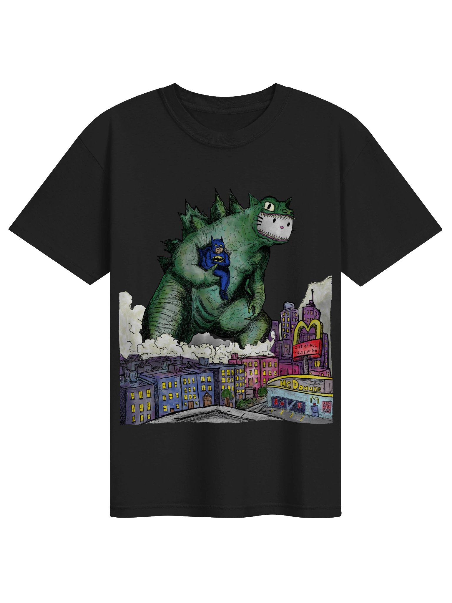 Hello Godzilla Kitty! Shirt product image (1)