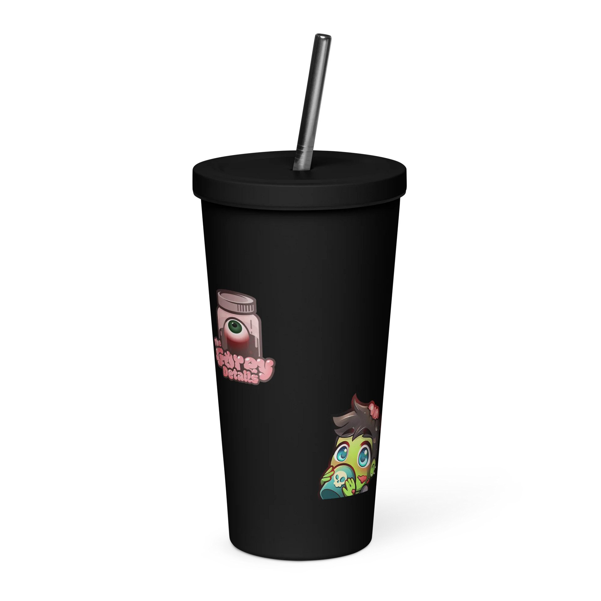 Insulated Tumbler with a Straw product image (1)
