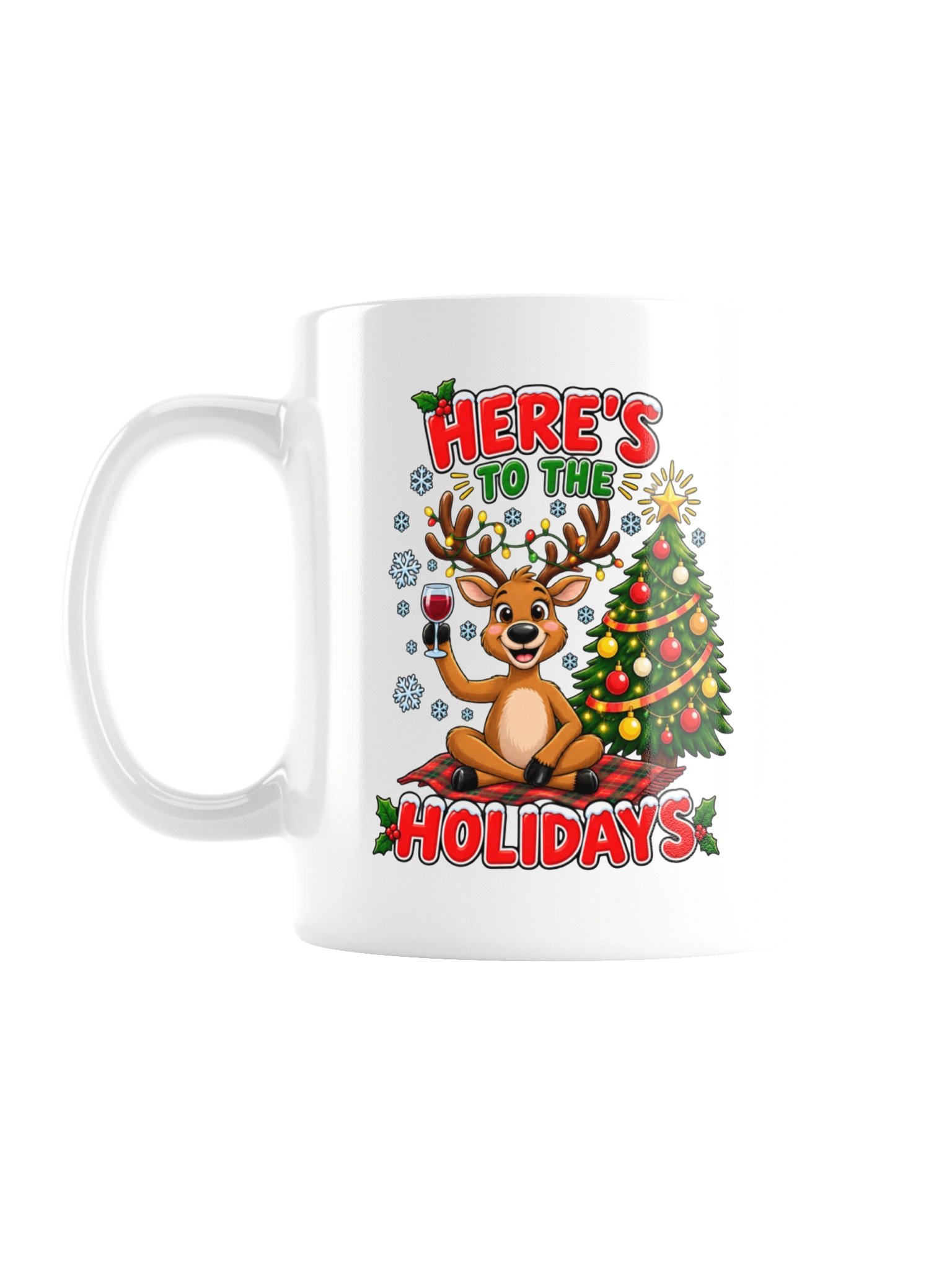 Here's To The Holidays - Celebrating Reindeer - Mug product image (2)